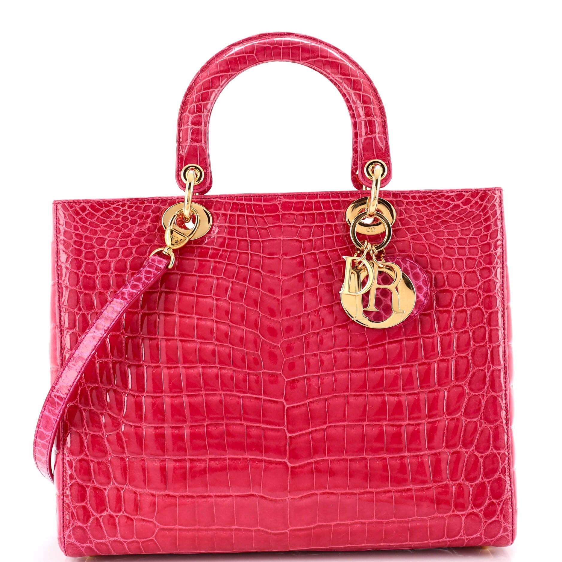 Lady Dior Bag Crocodile Large