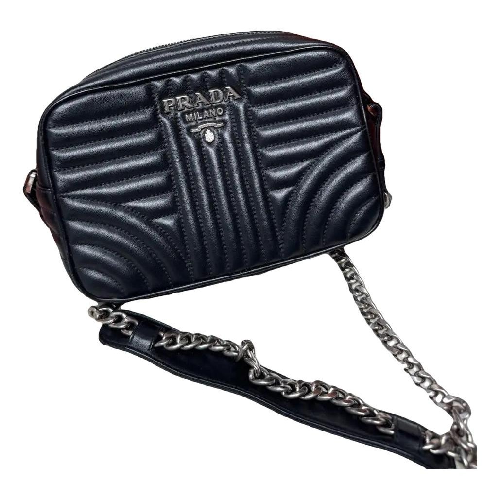 Diagramme leather crossbody bag