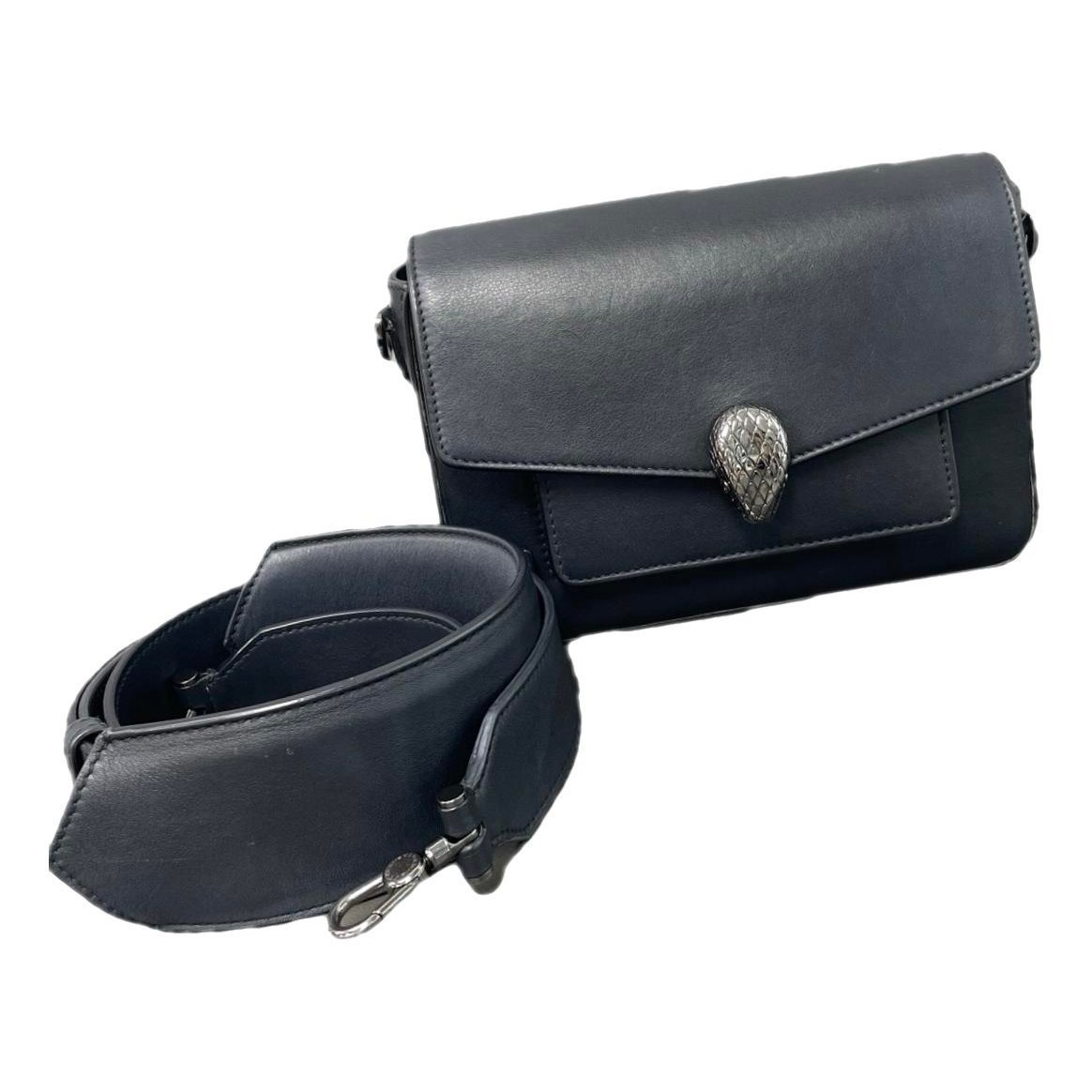 Serpenti leather handbag