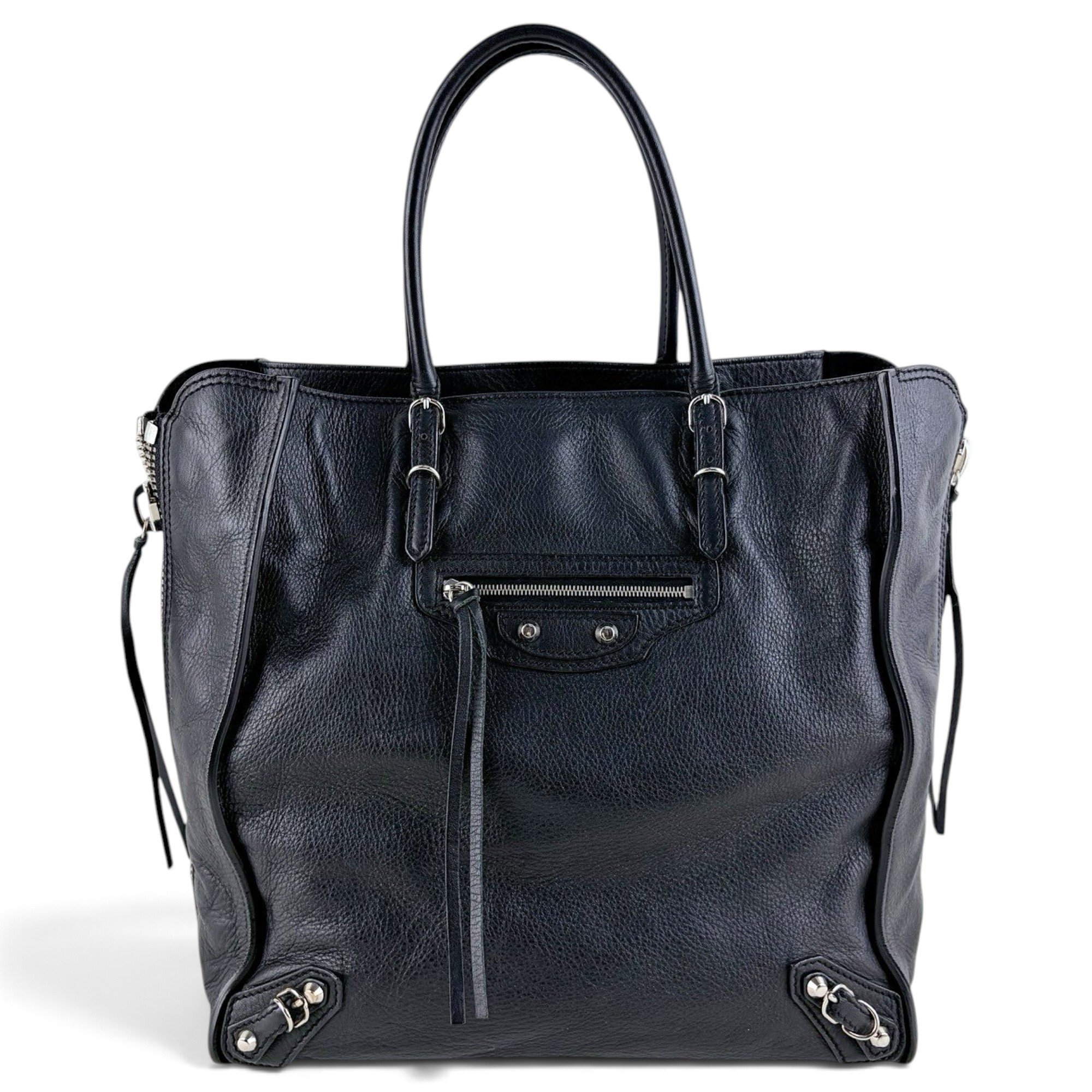 Papier leather tote