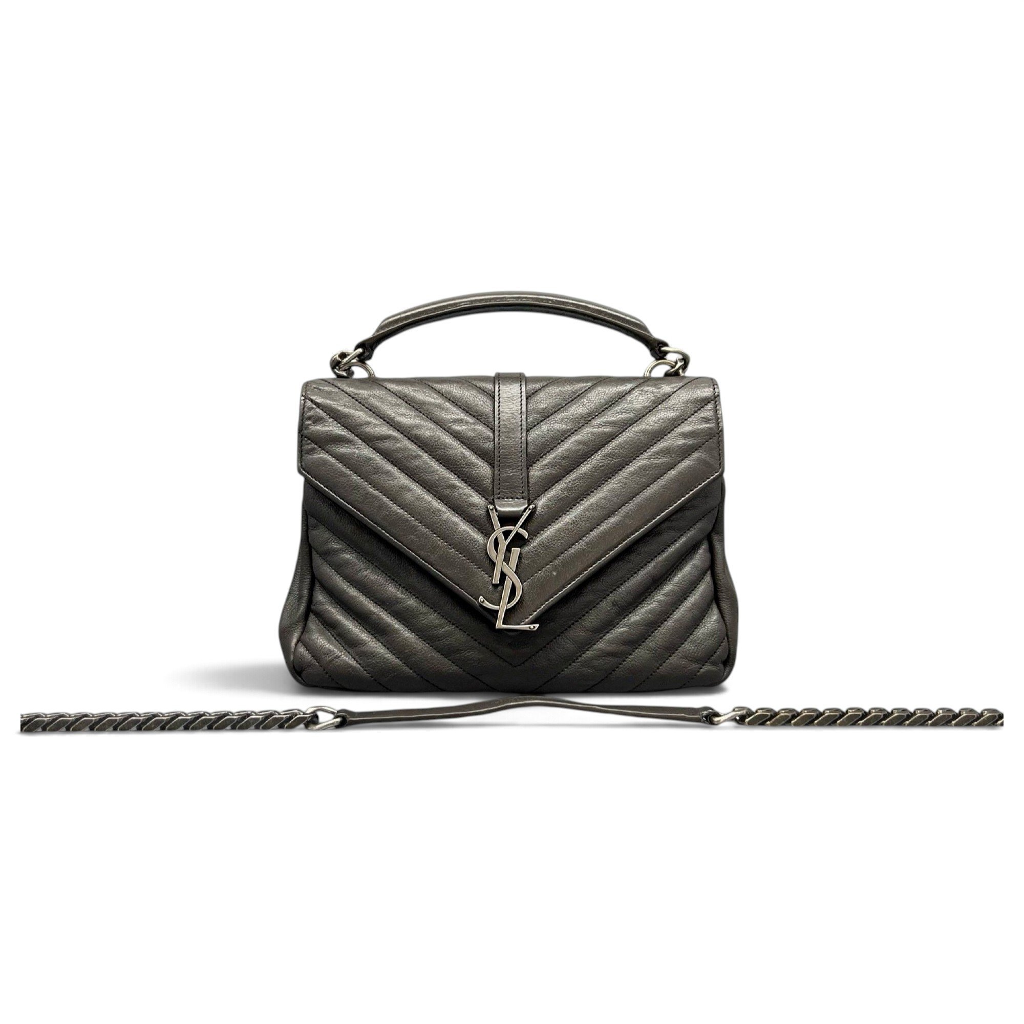Collége monogramme leather handbag
