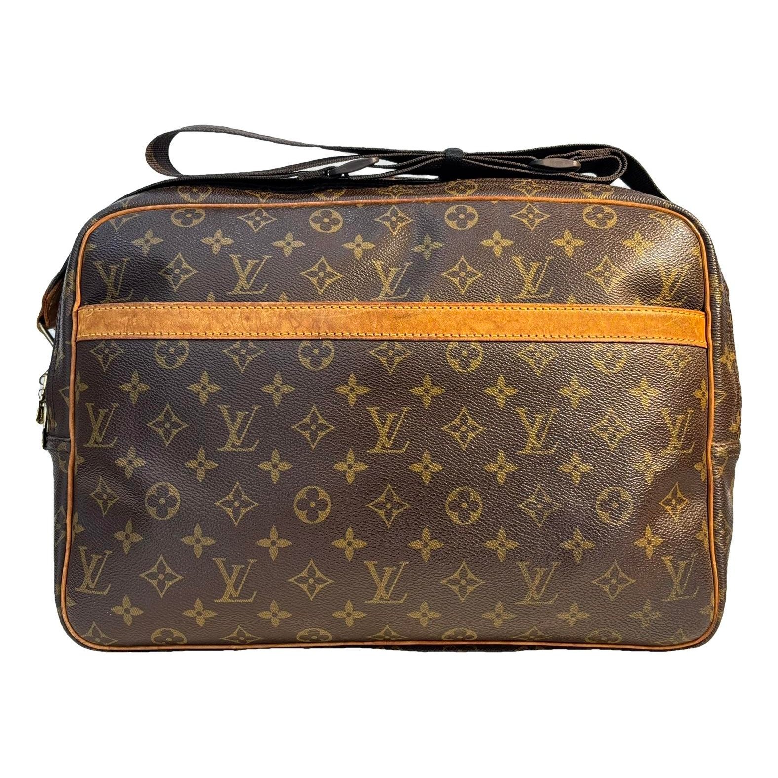 Reporter leather crossbody bag