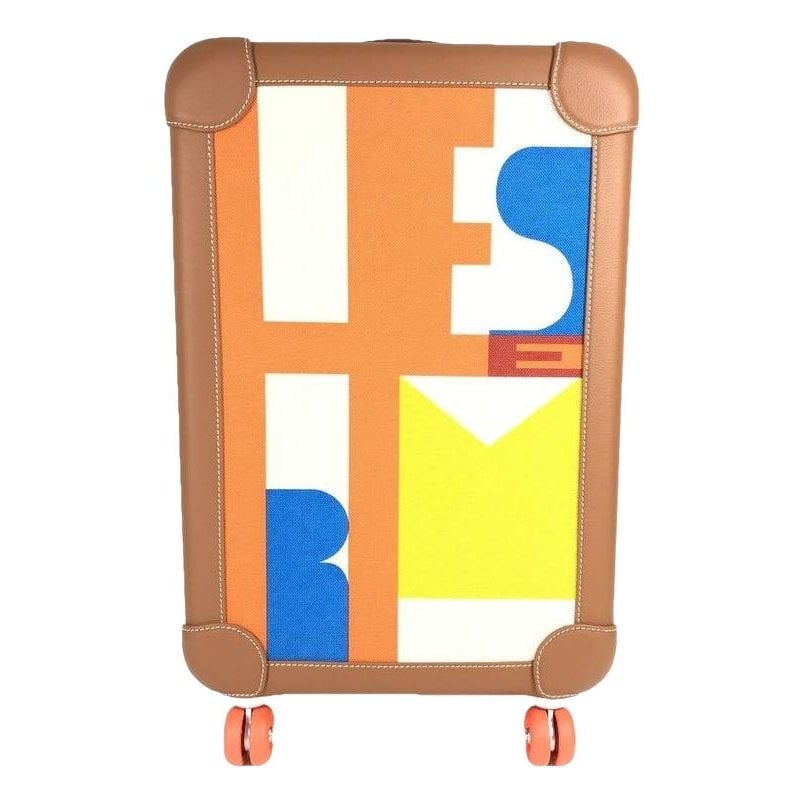 Leather travel bag