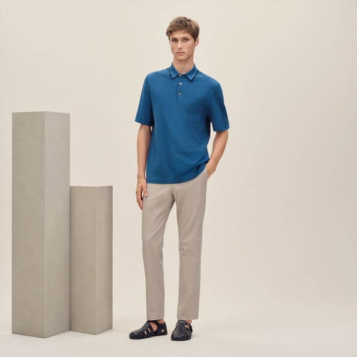Atlantique "Piqures Sellier" Polo Shirt