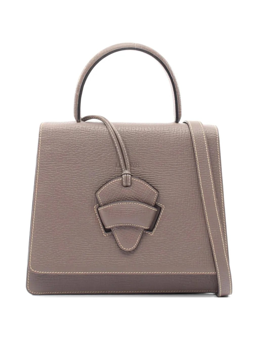 2000s Barcelona leather two-way handbag