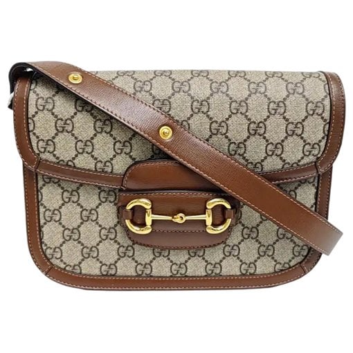 Handle Horsebit 1955 leather crossbody bag