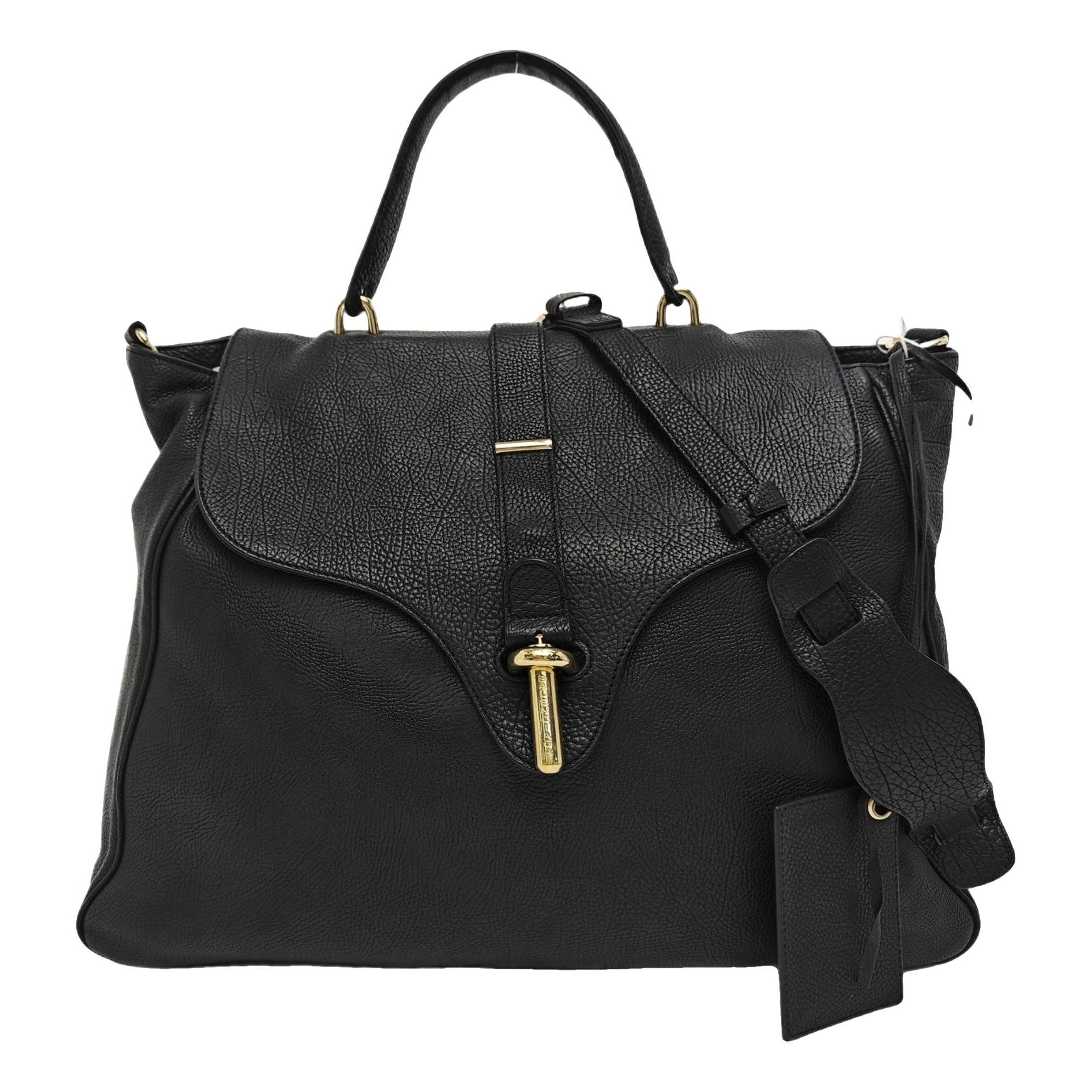 Blanket leather crossbody bag