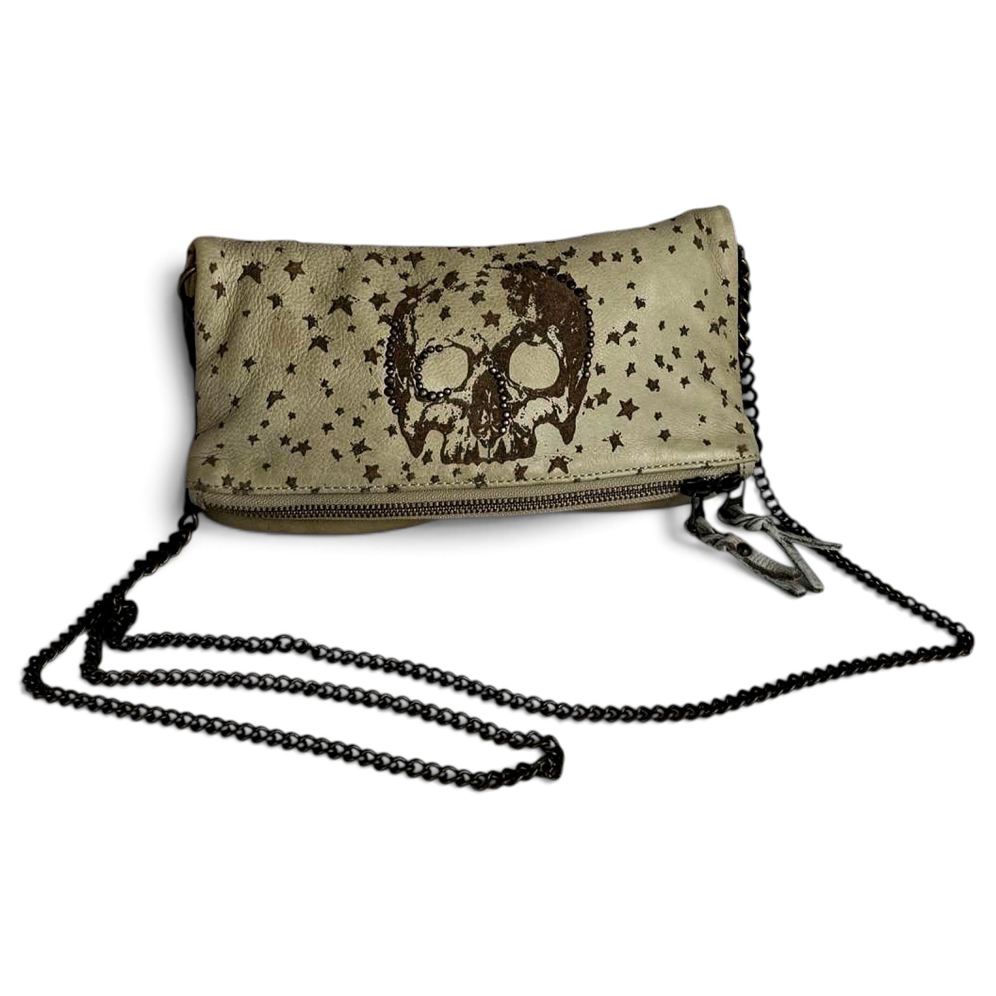 Rock leather crossbody bag