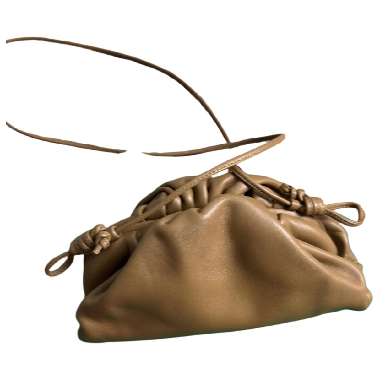 Pouch leather crossbody bag