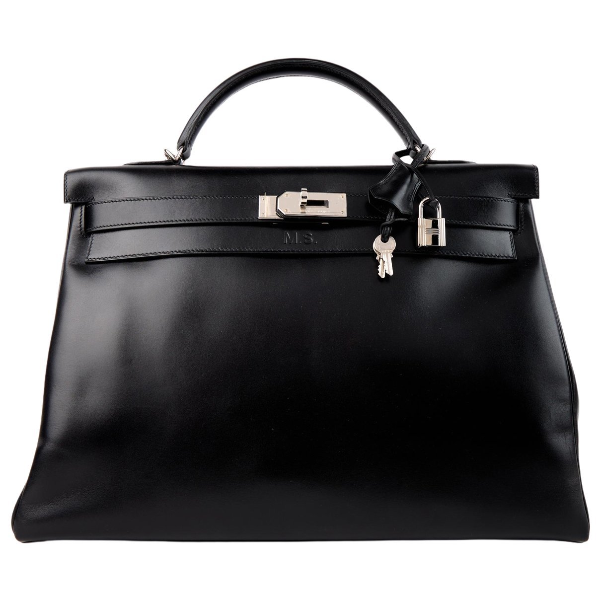 Kelly 40 leather bag