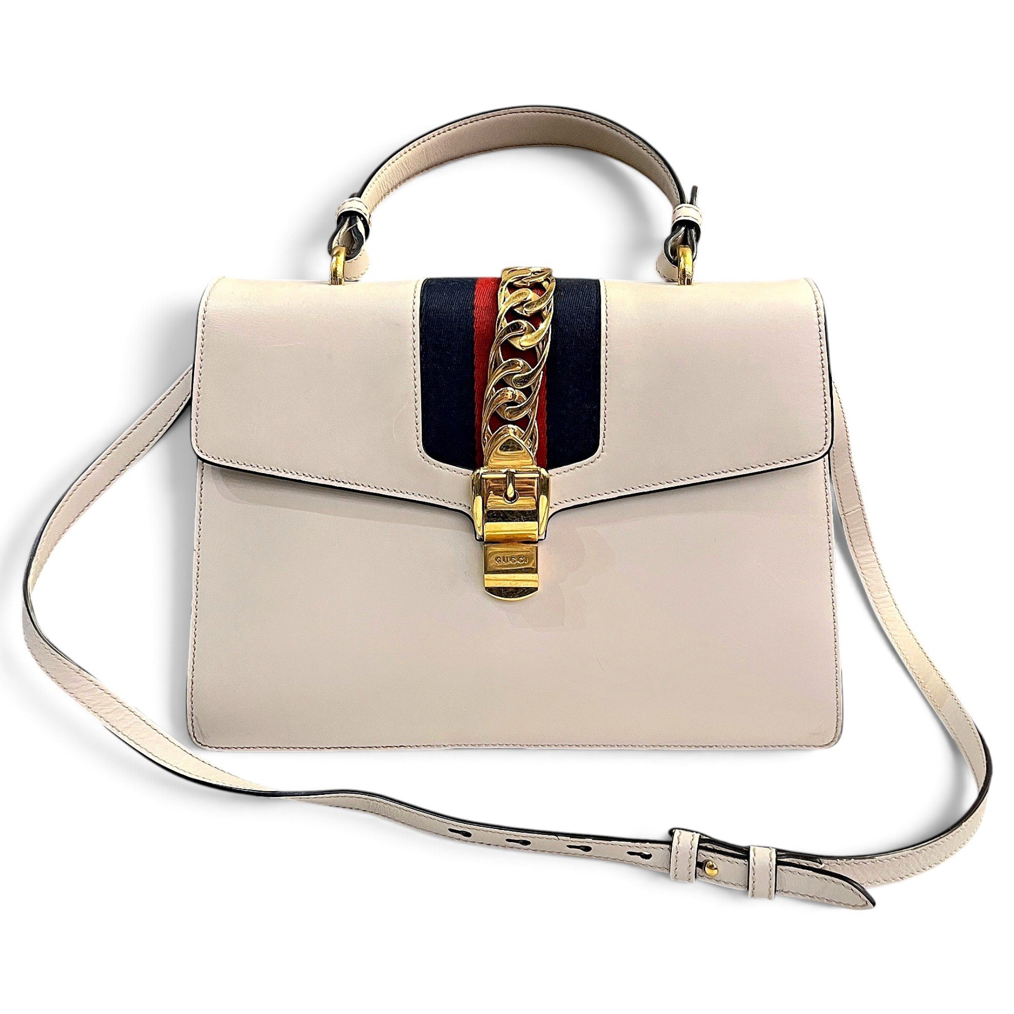 Sylvie Top Handle leather handbag