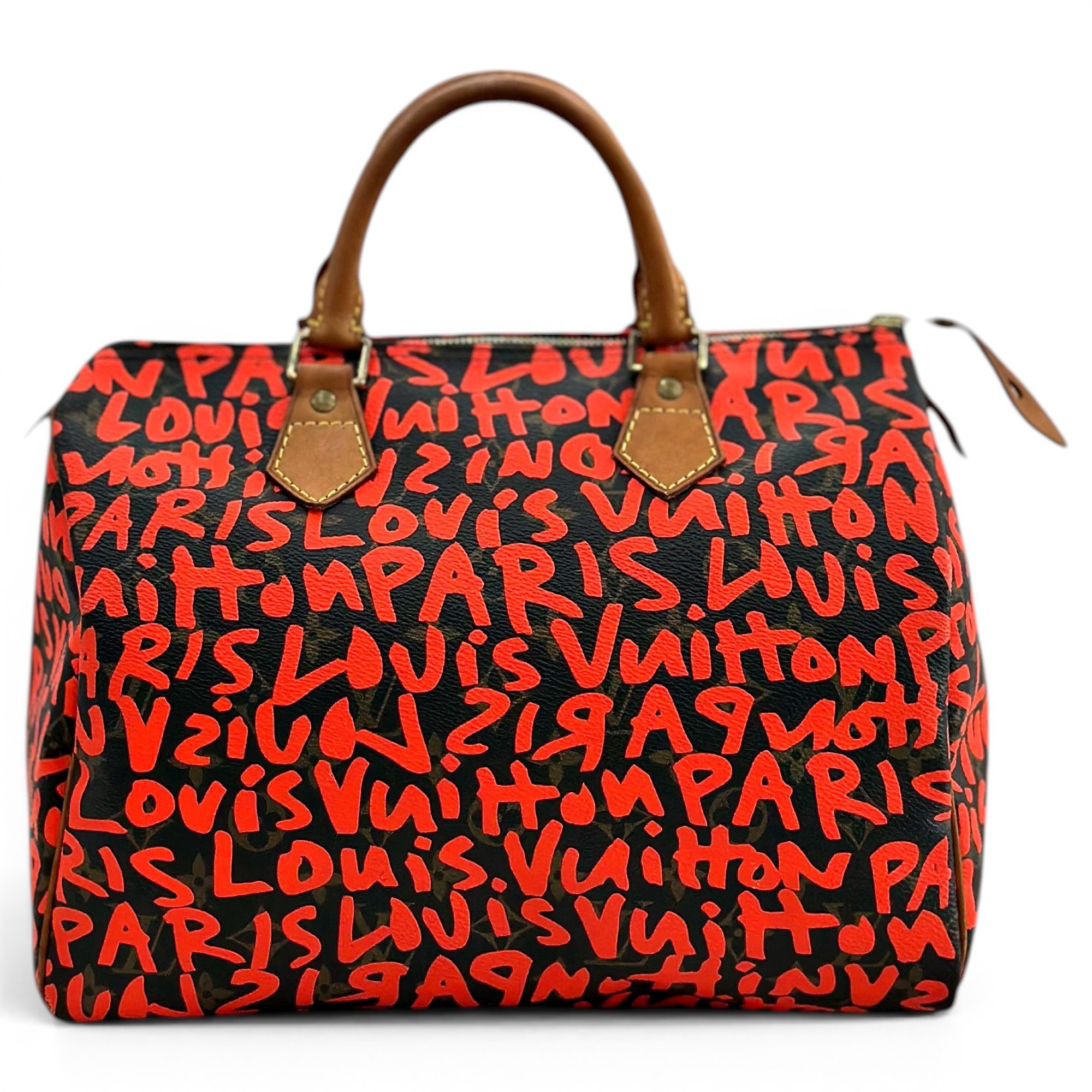 Speedy leather handbag