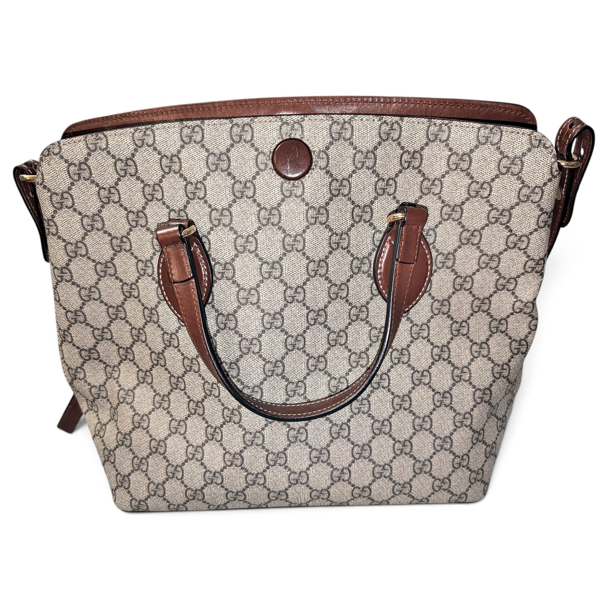 Leather tote