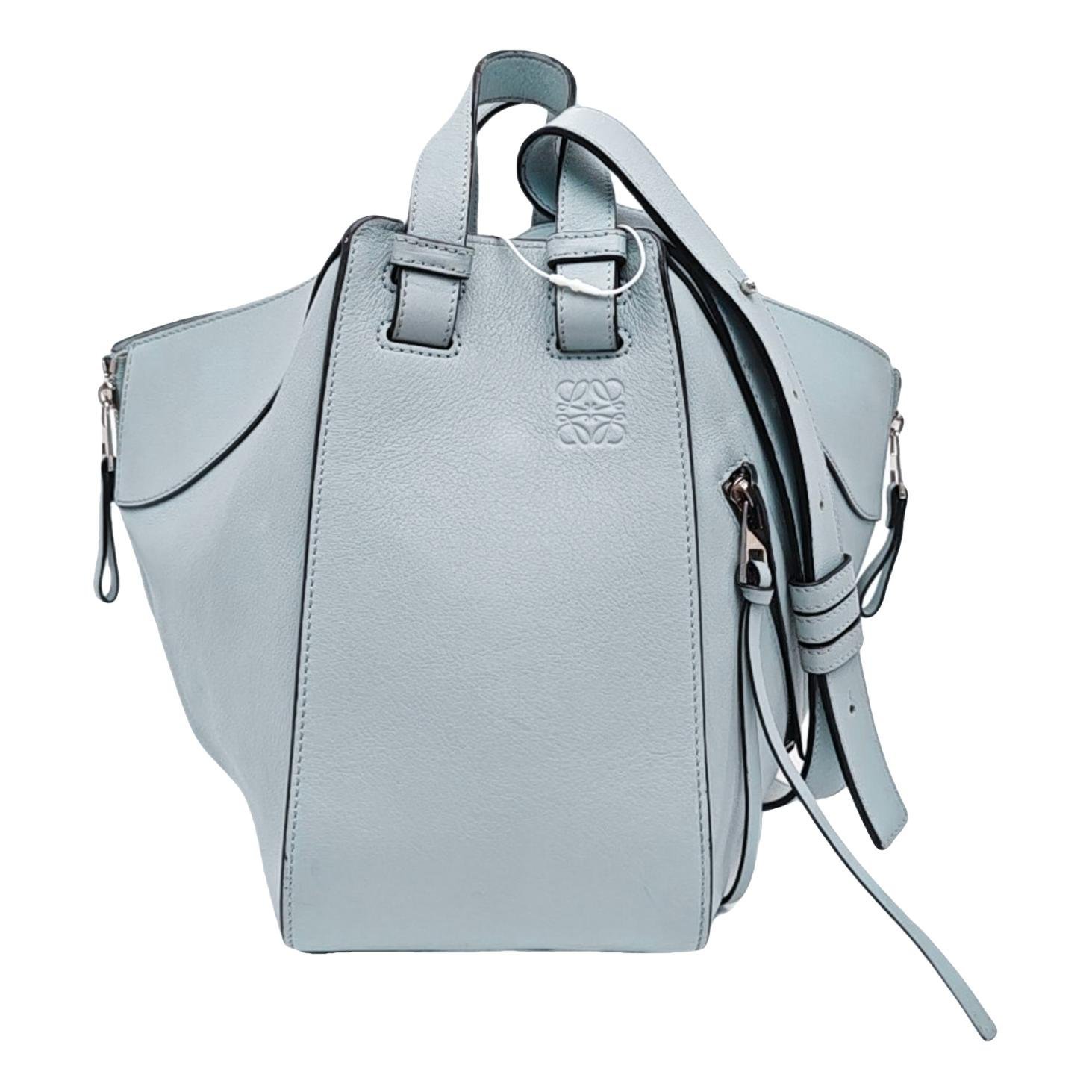 Hammock leather handbag