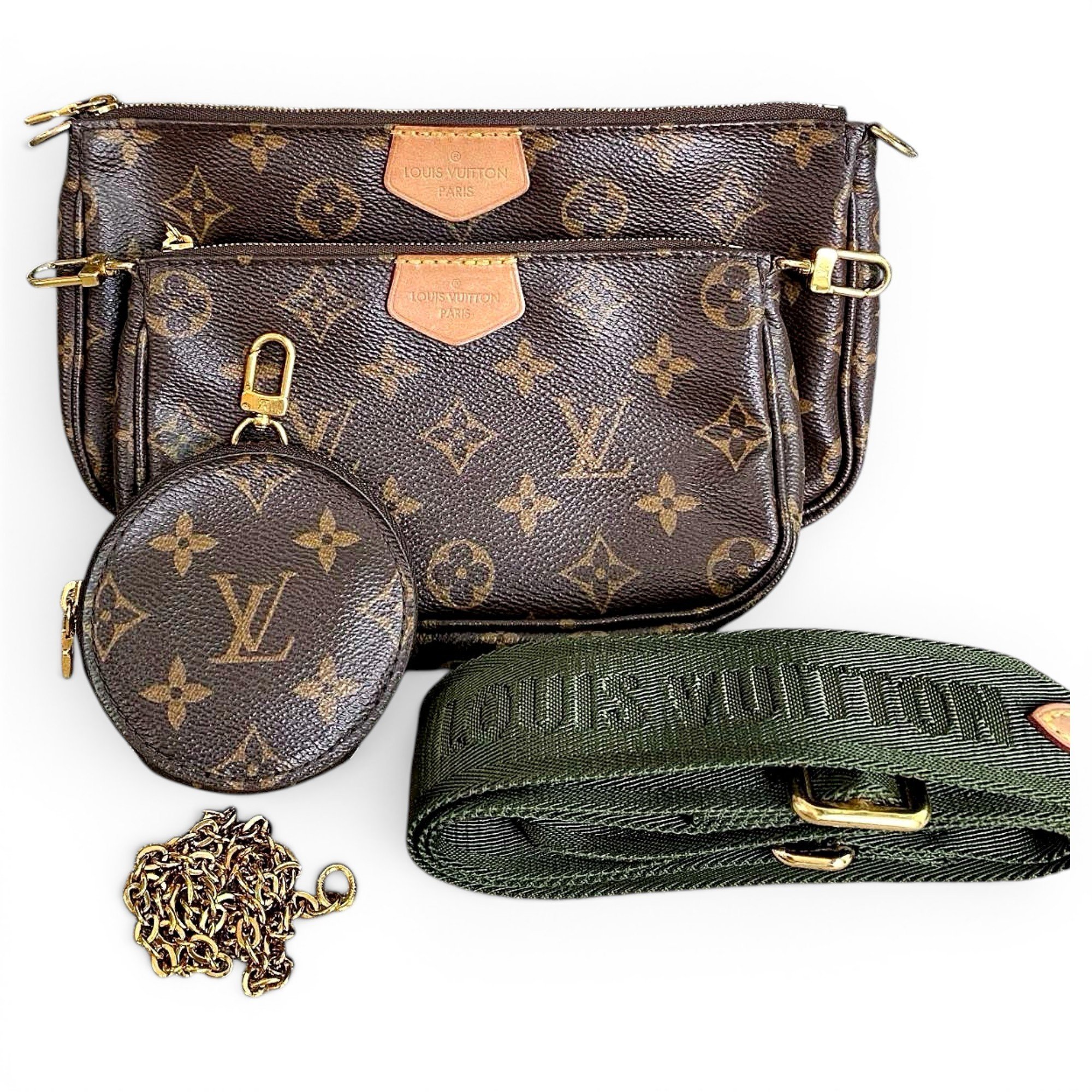 Multi Pochette Accessoires leather handbag