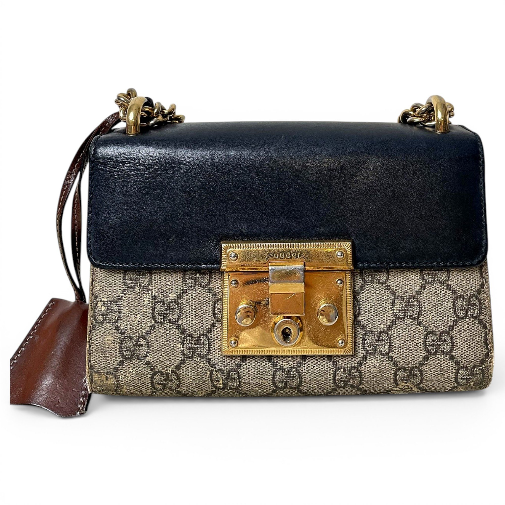 Padlock cloth handbag