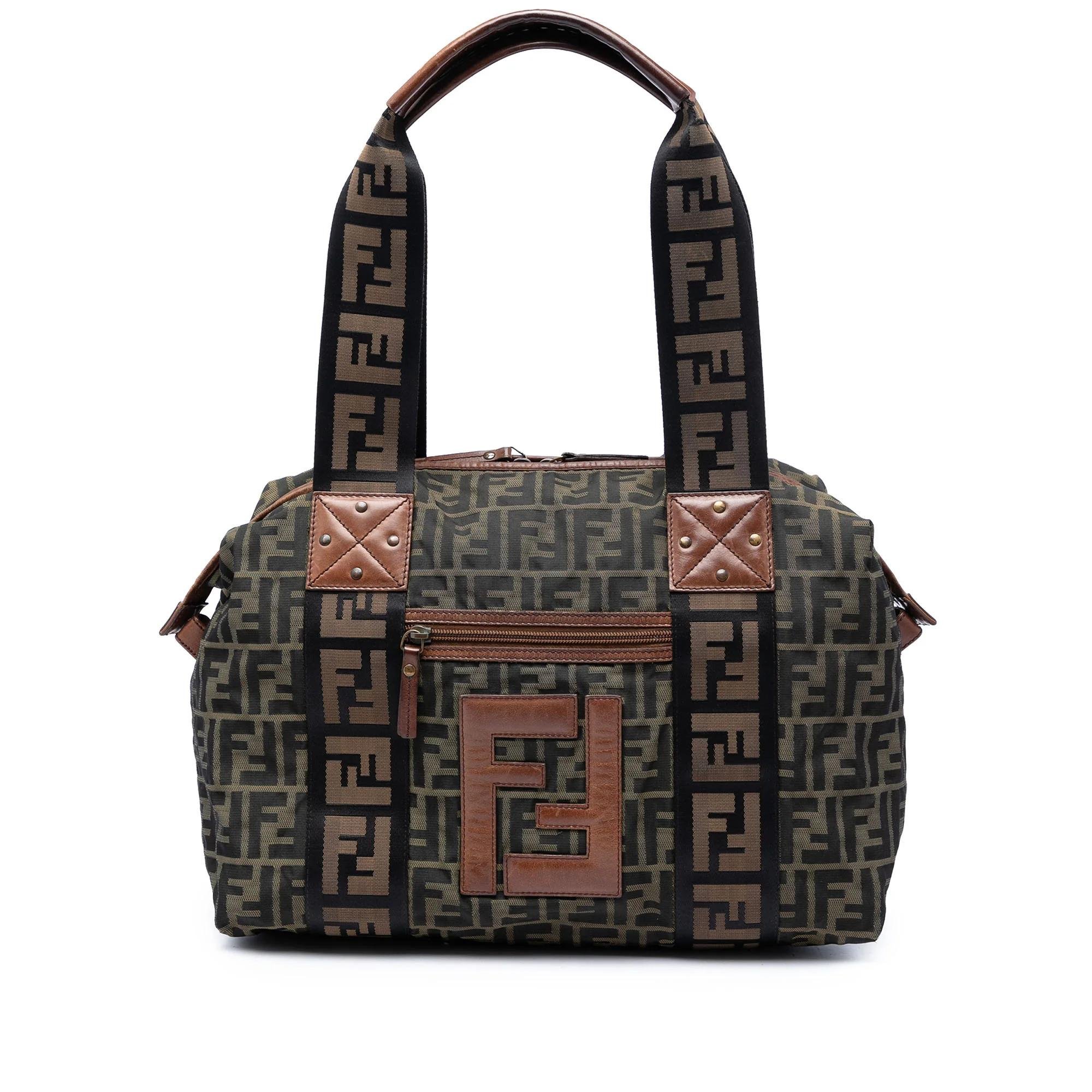 FF leather tote