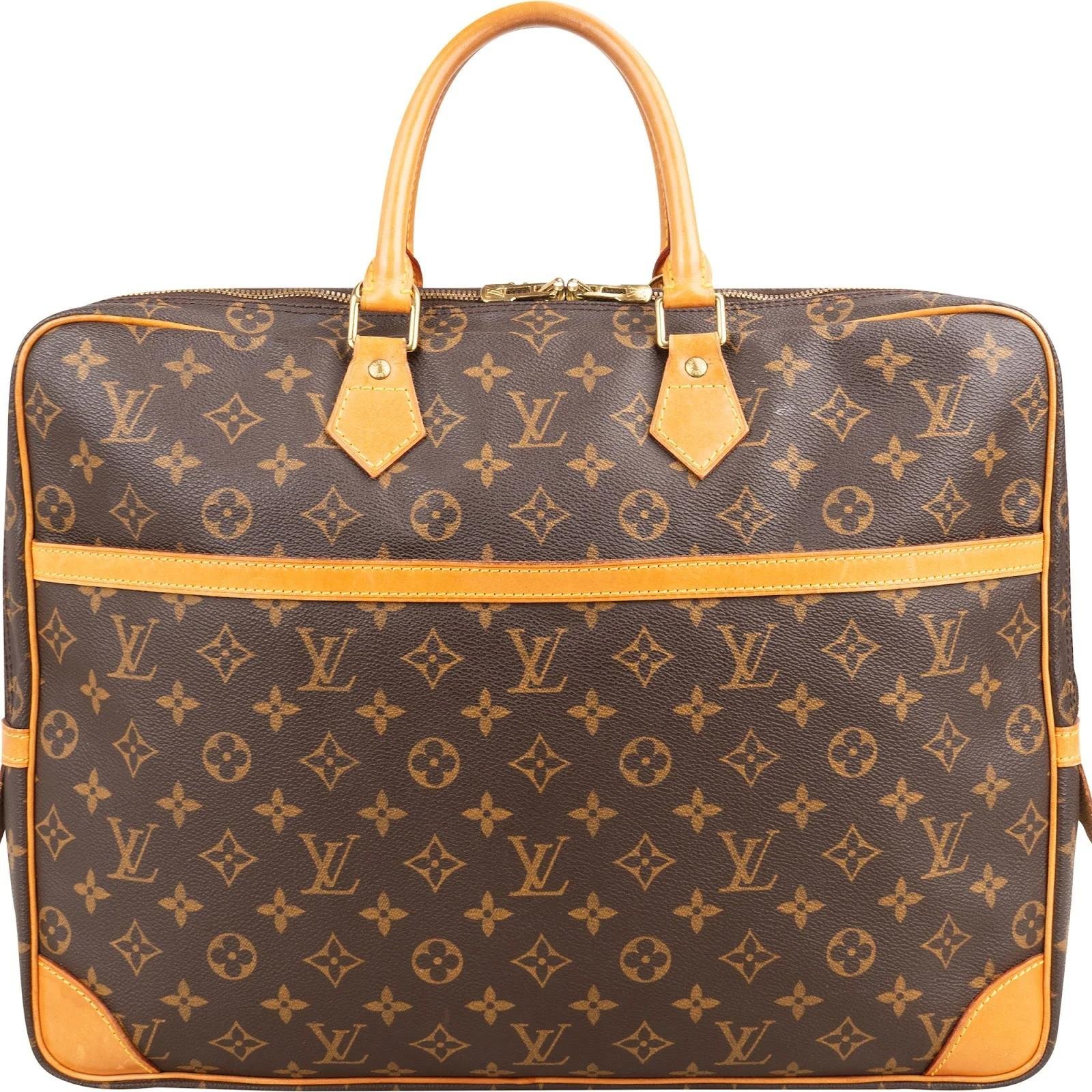 Porte Documents Voyage leather handbag