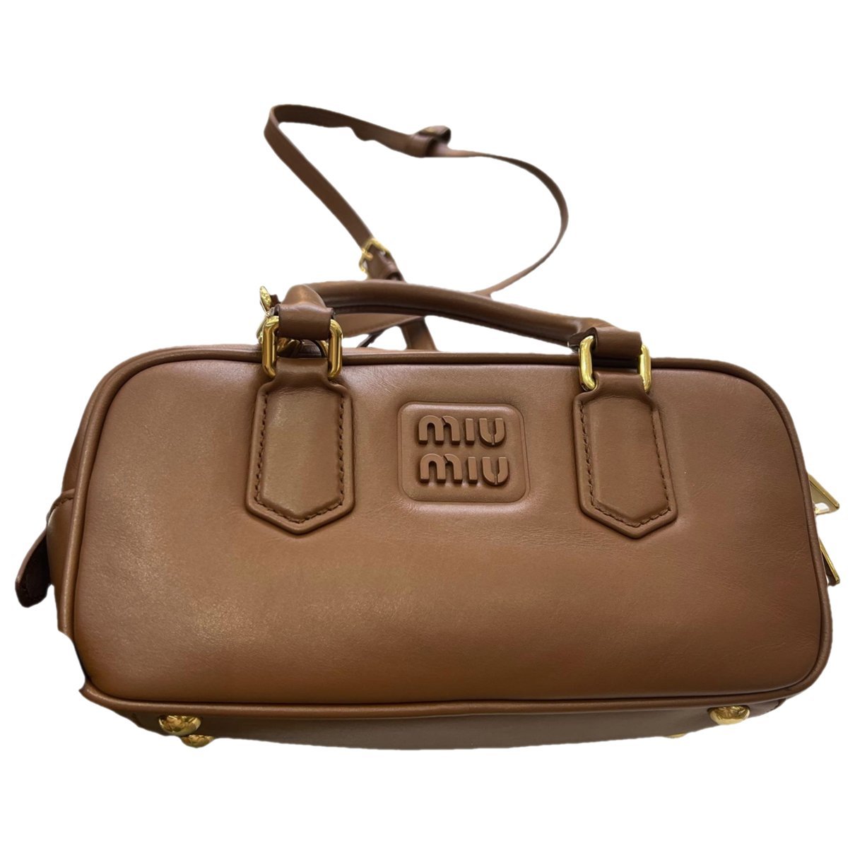 Arcadie leather handbag