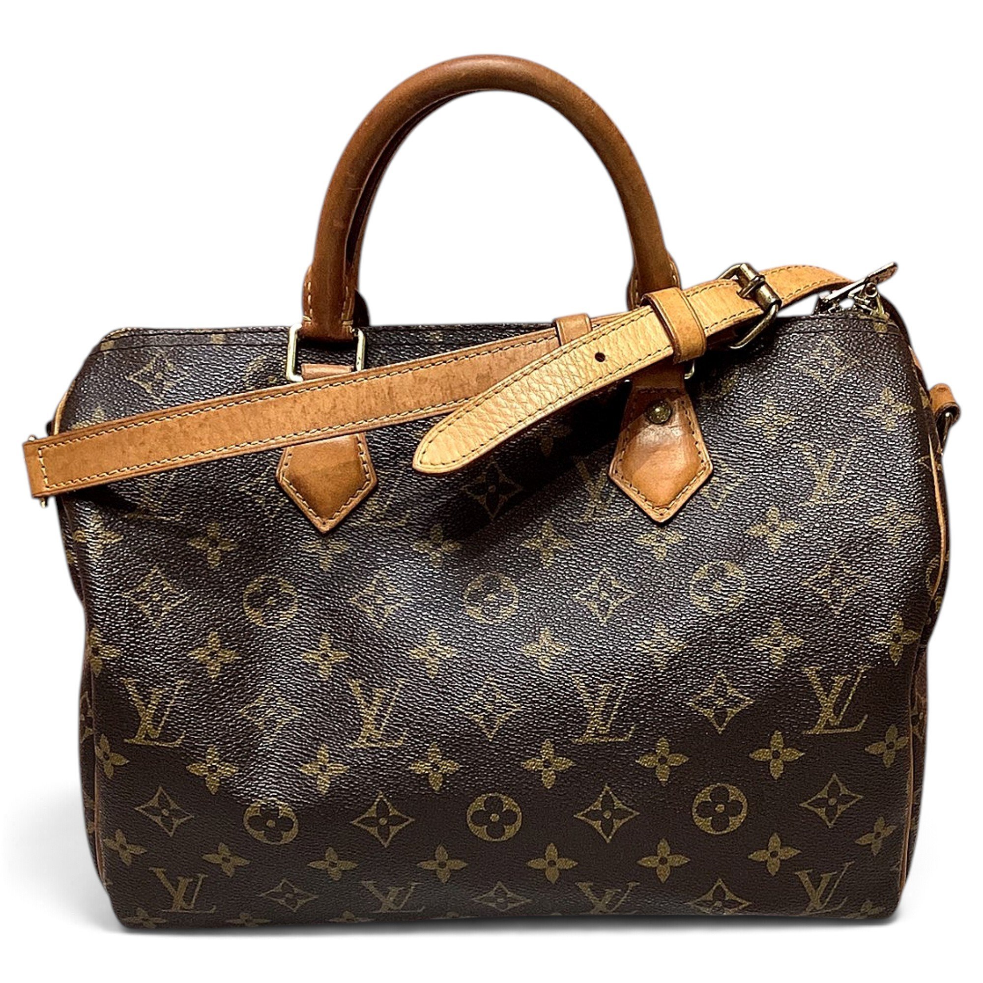 Speedy Bandoulière leather handbag