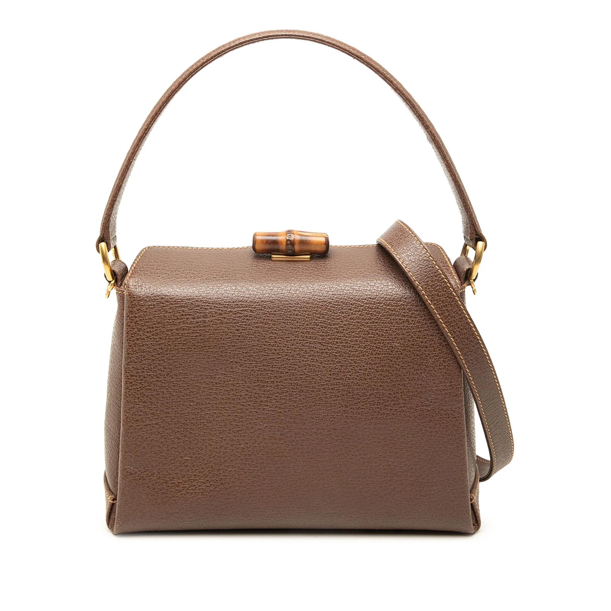 Bamboo leather satchel