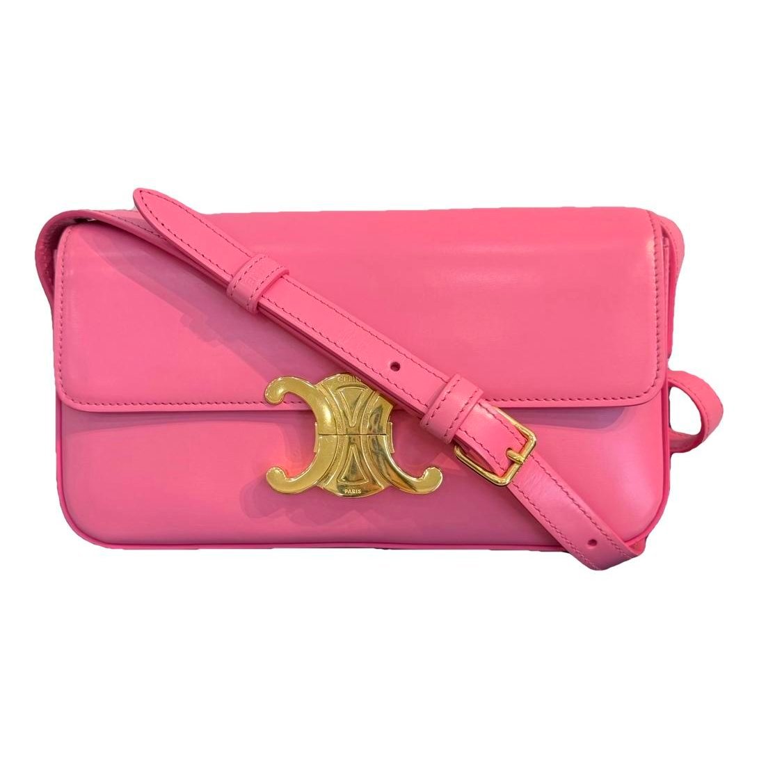 Triomphe leather handbag