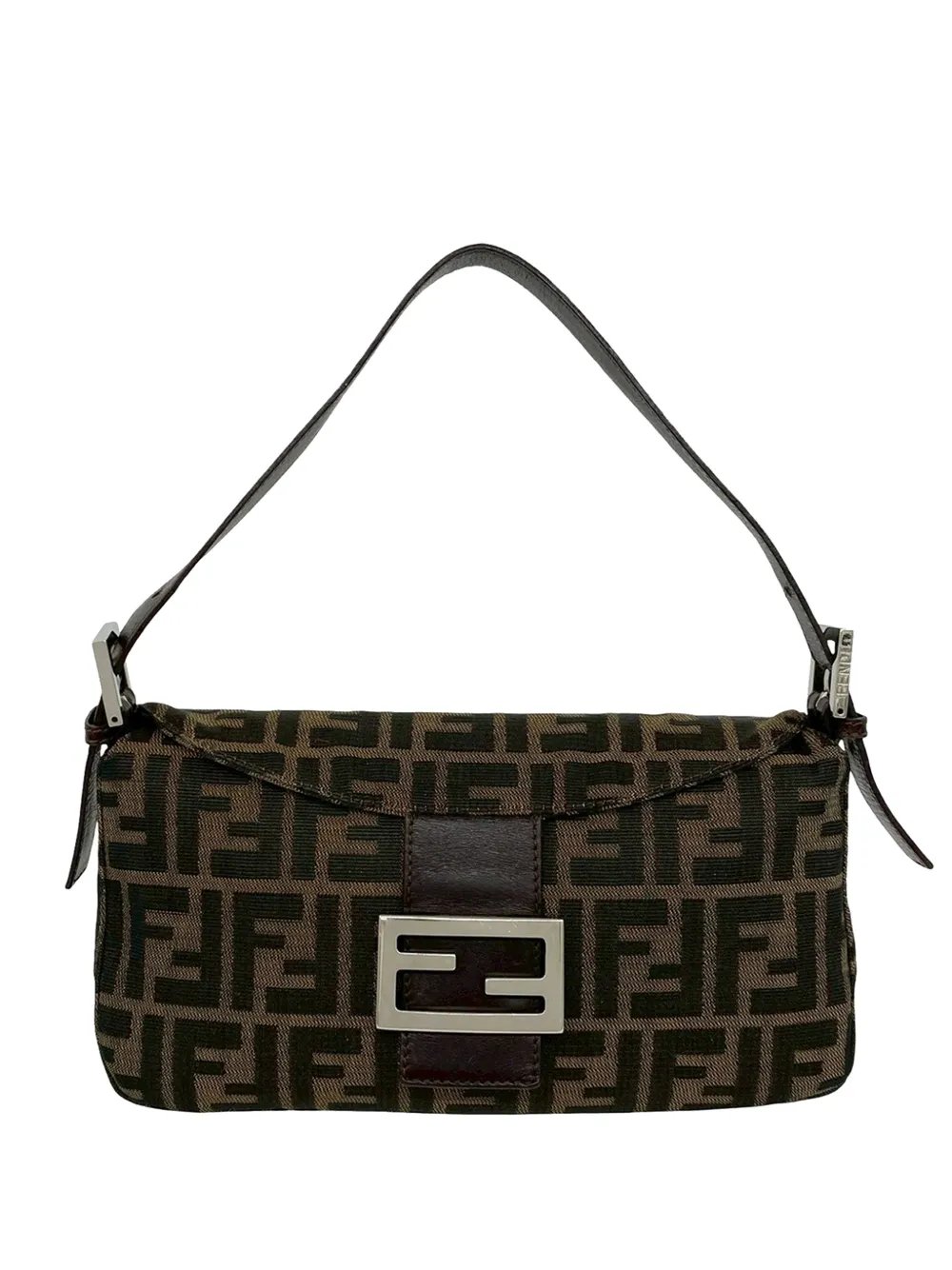 2000-2010 Zucca Canvas Double Flap shoulder bag