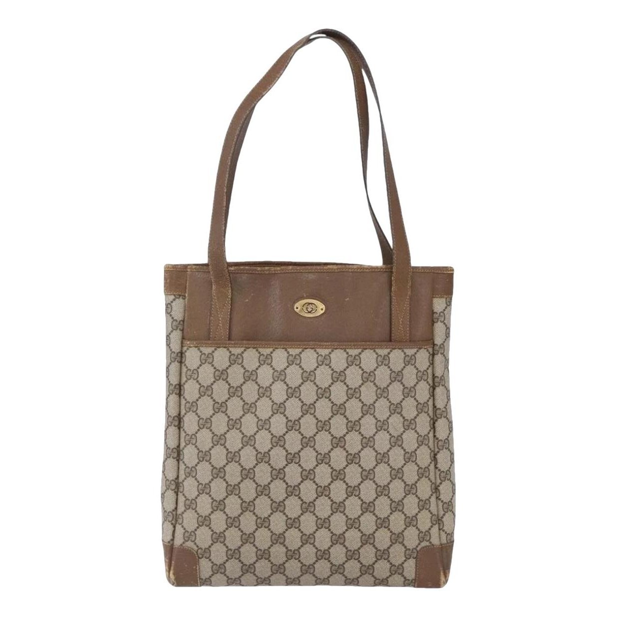 Leather tote