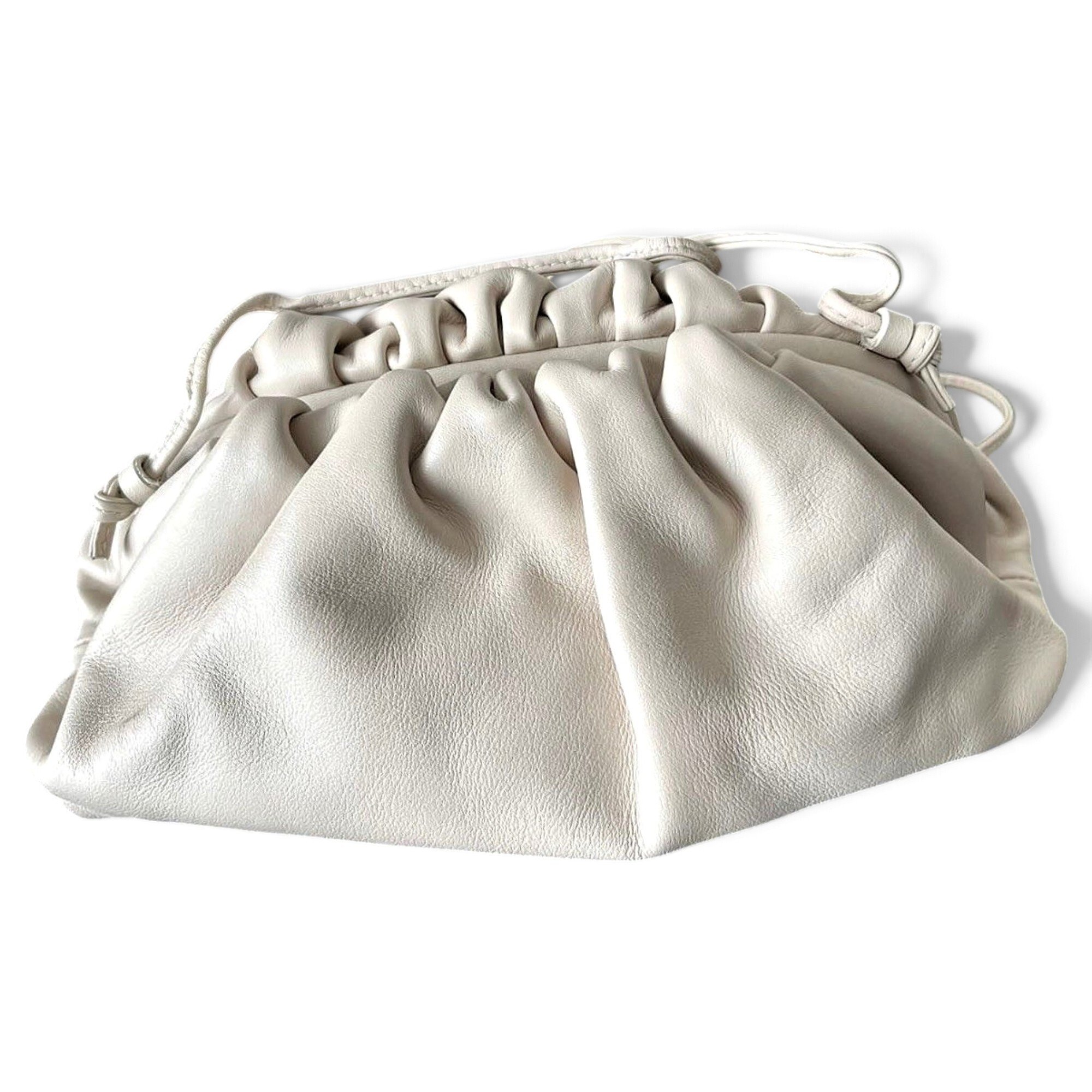 Pouch leather handbag