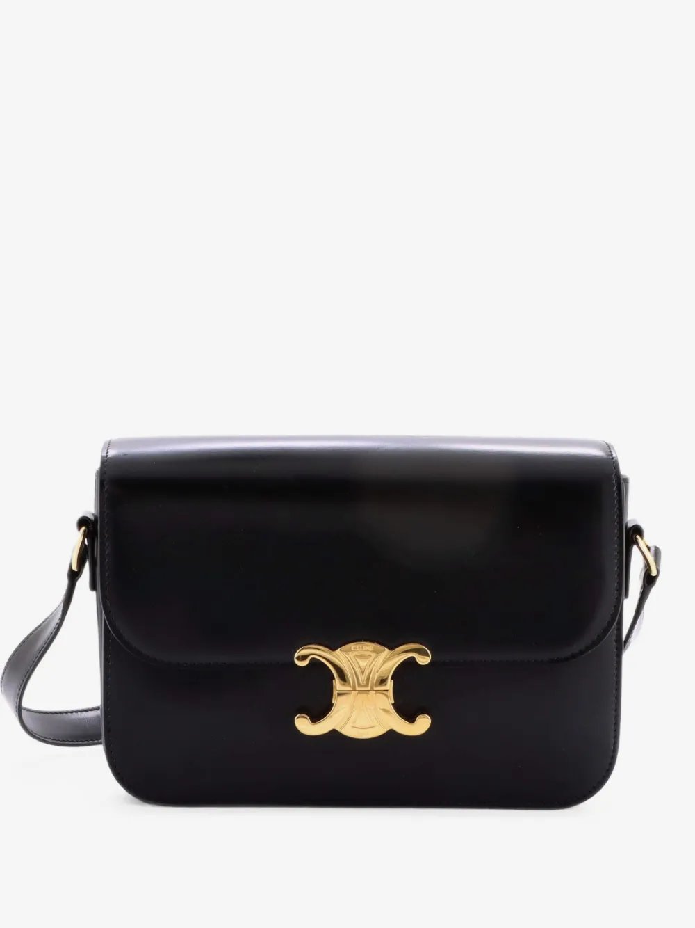Triomphe Shoulder Bag Smooth Calfskin Medium crossbody bag