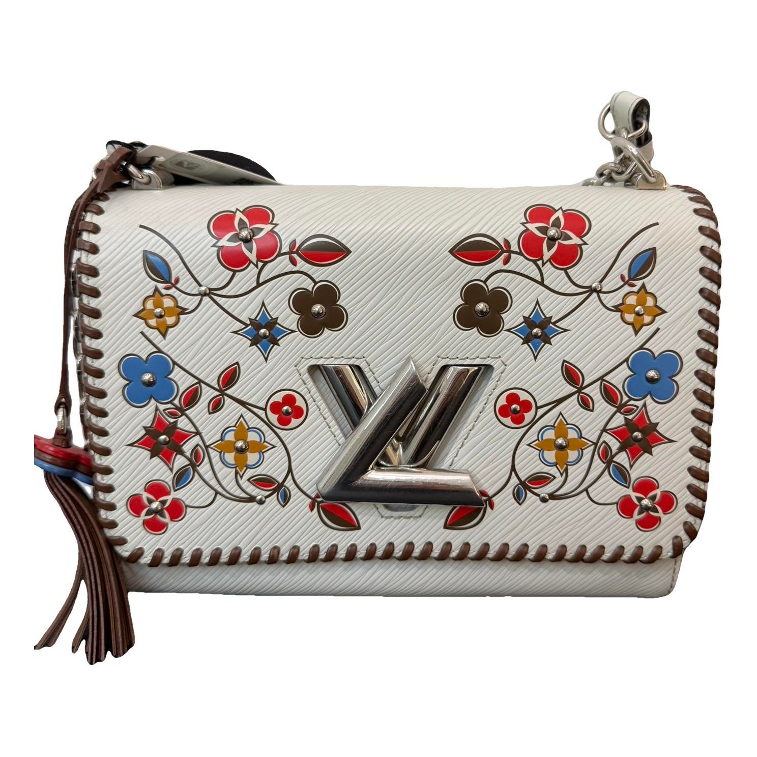 Twist leather crossbody bag