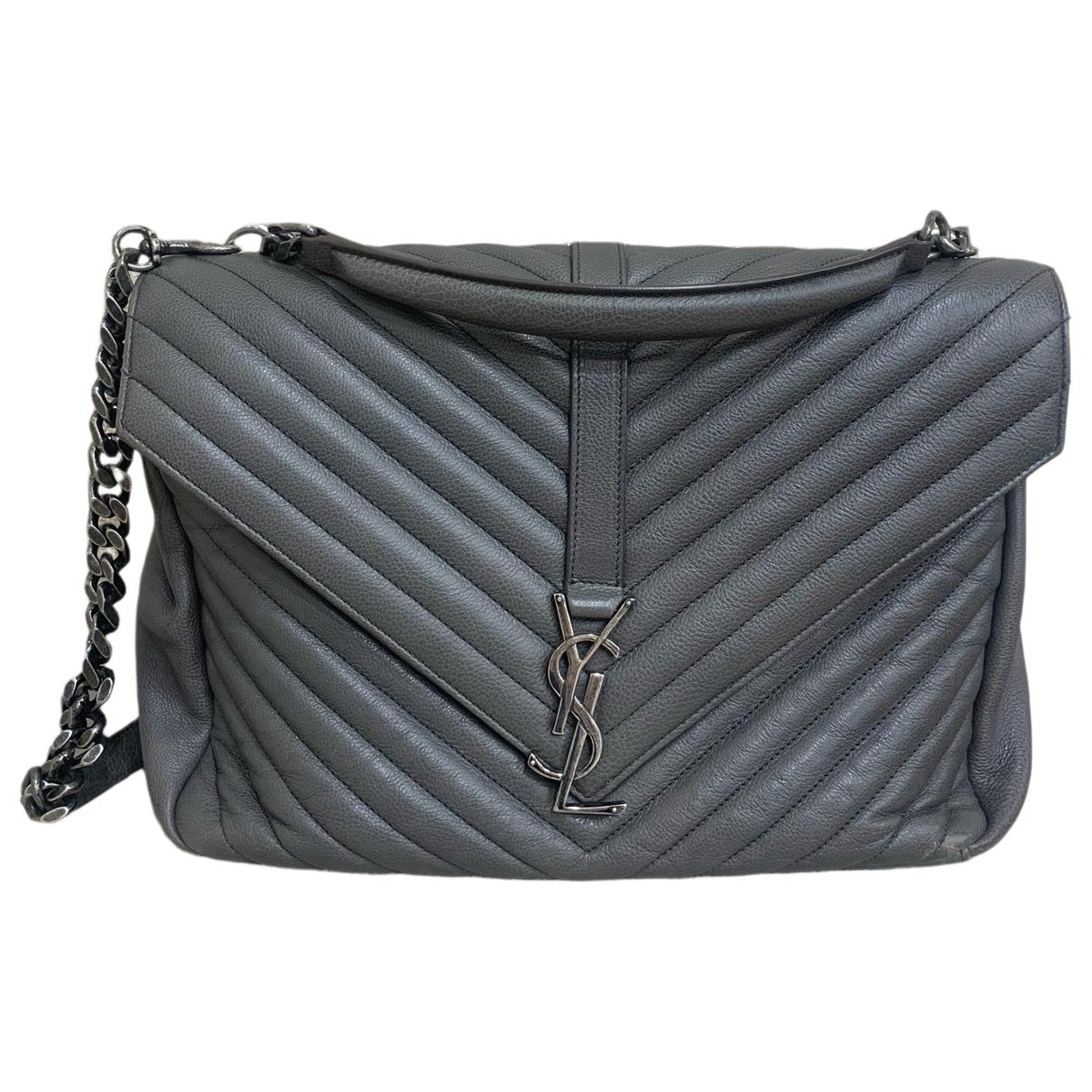 Collége monogramme leather handbag