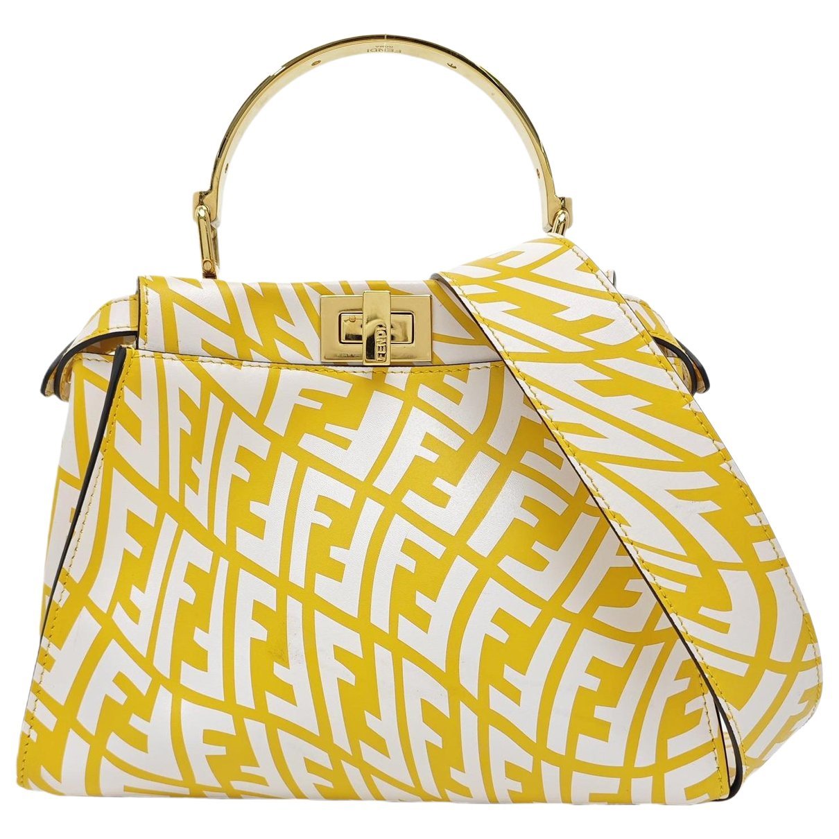 Peekaboo leather handbag