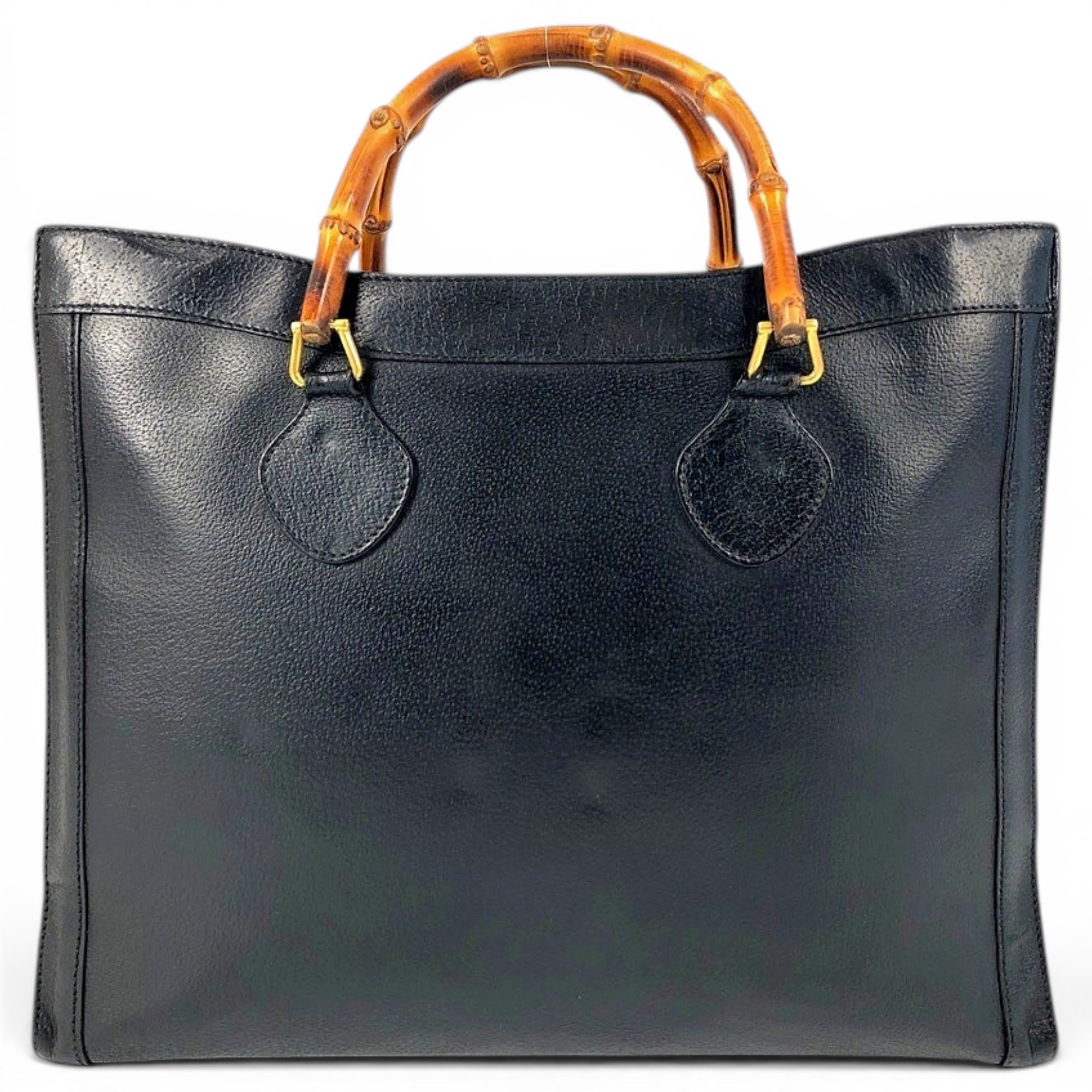Diana Bamboo leather handbag