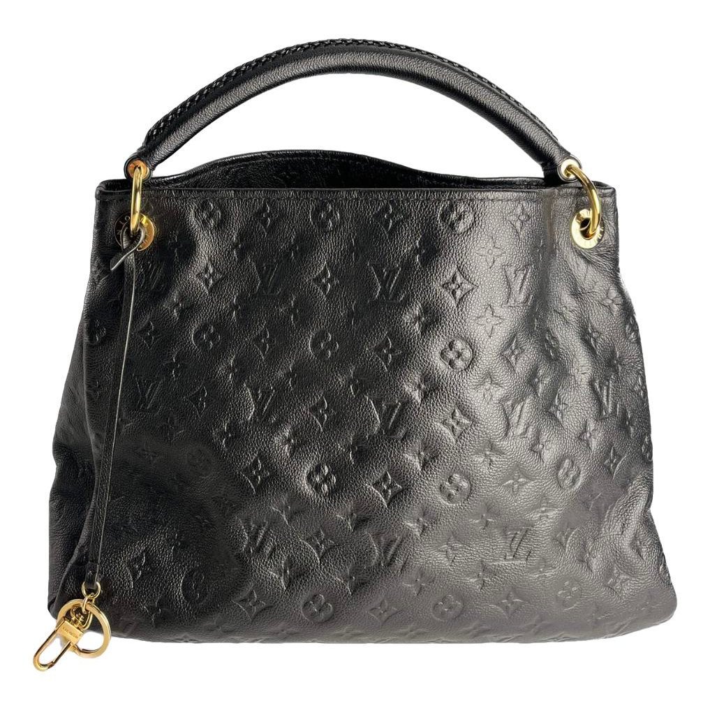 Artsy leather handbag
