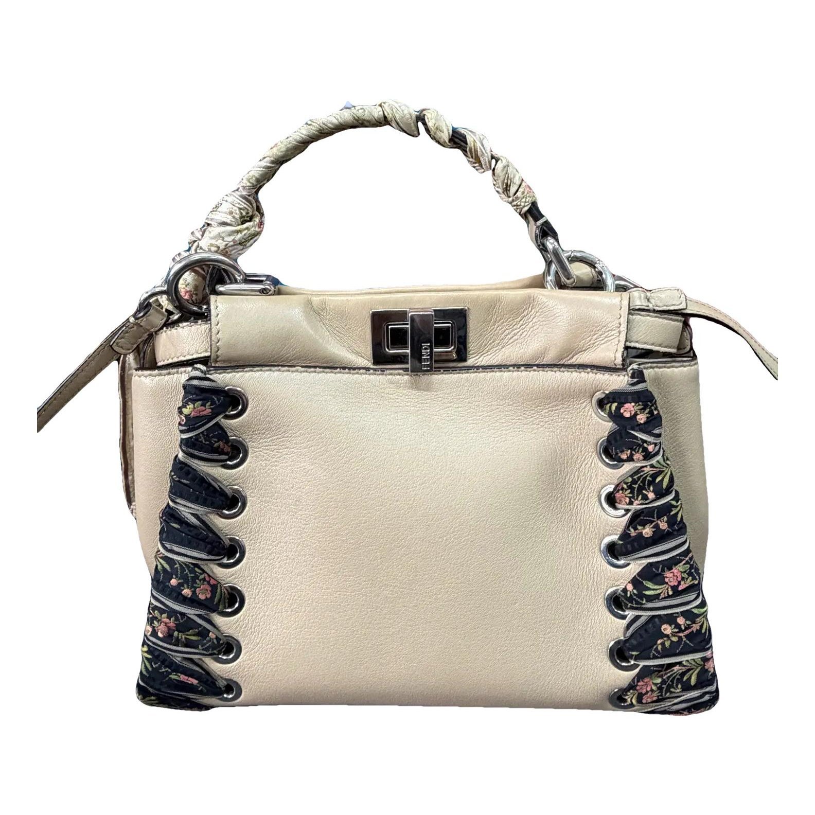 Peekaboo leather crossbody bag