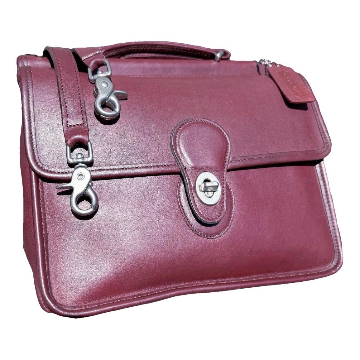 Leather satchel