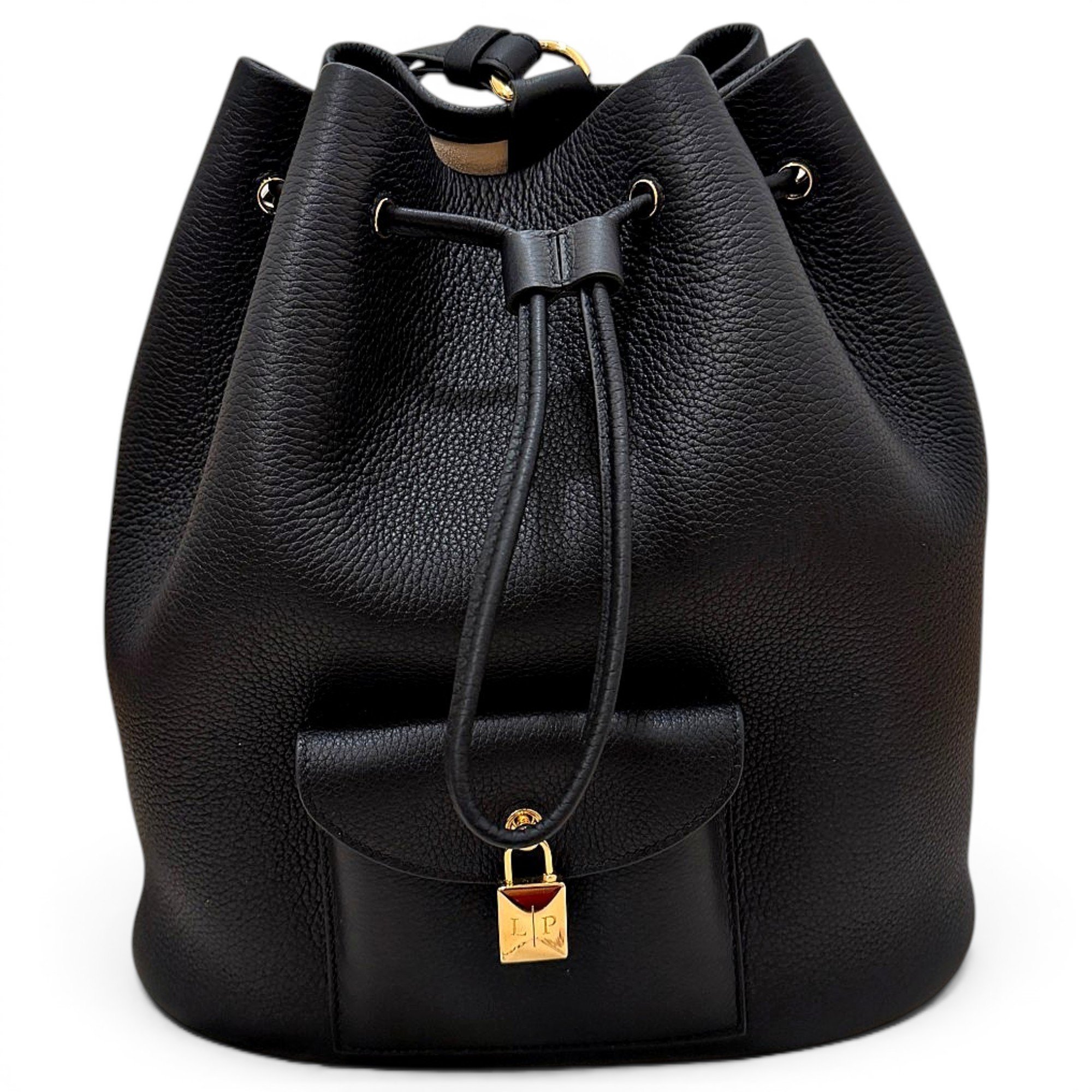 Leather backpack