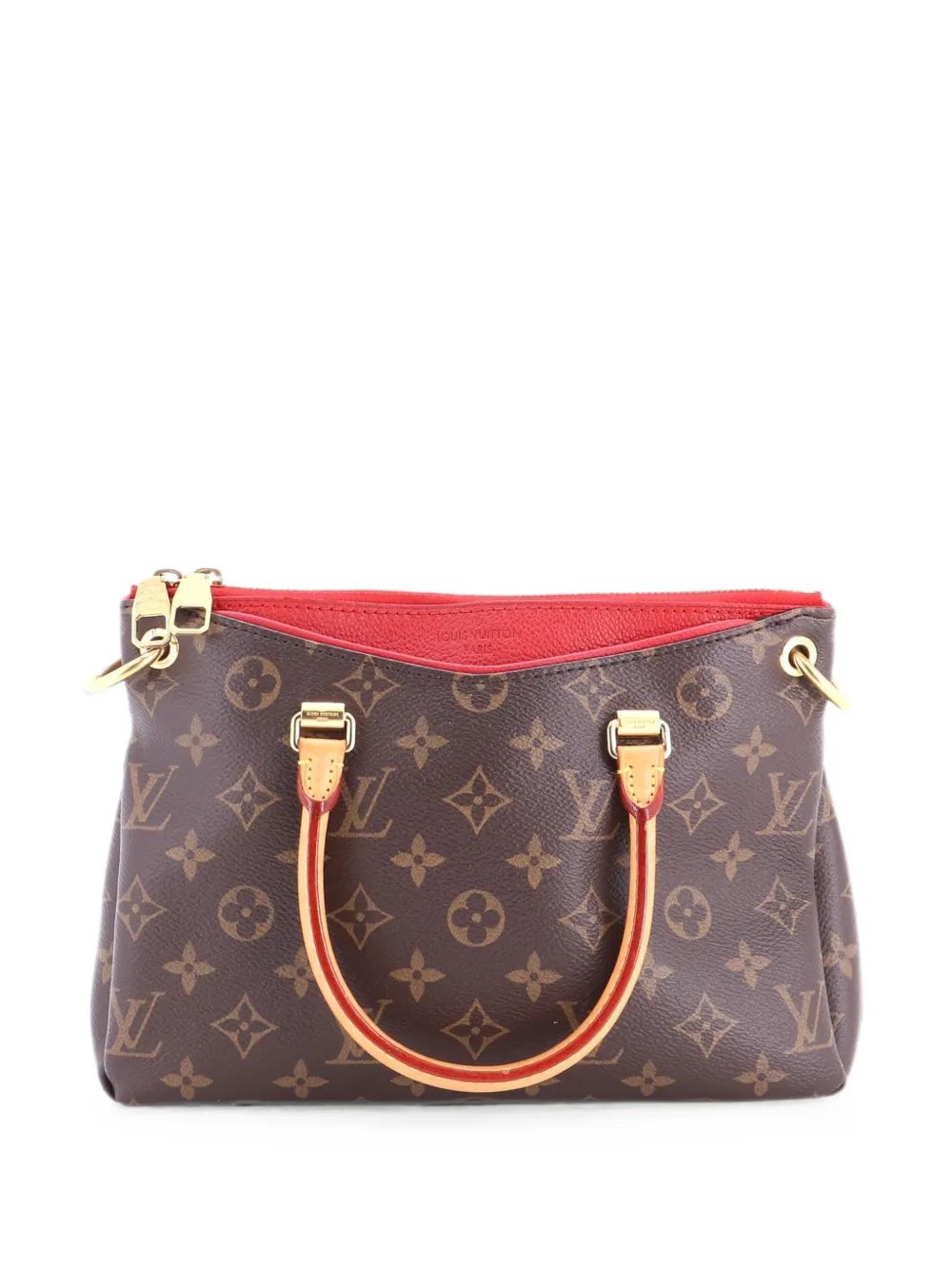 Pallas Tote Monogram Canvas with Leather BB shoulder bag