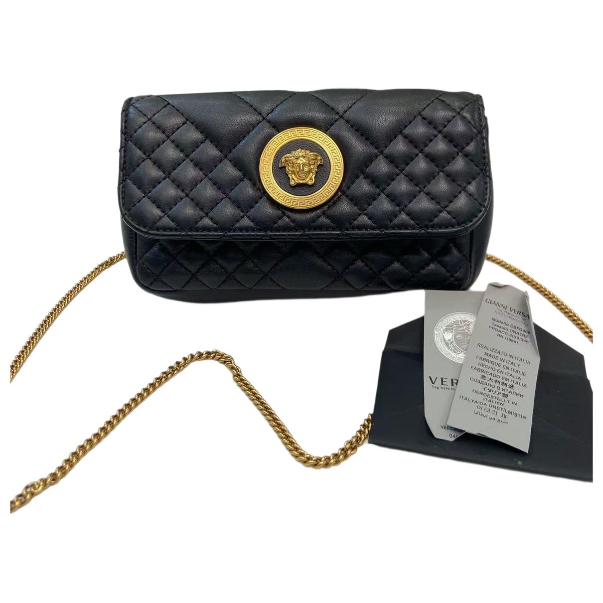 Leather crossbody bag