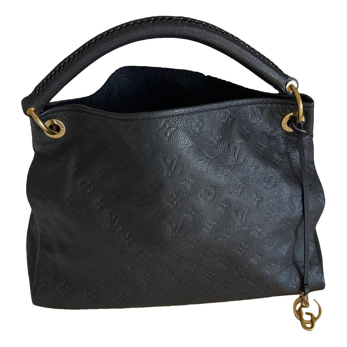 Artsy leather handbag