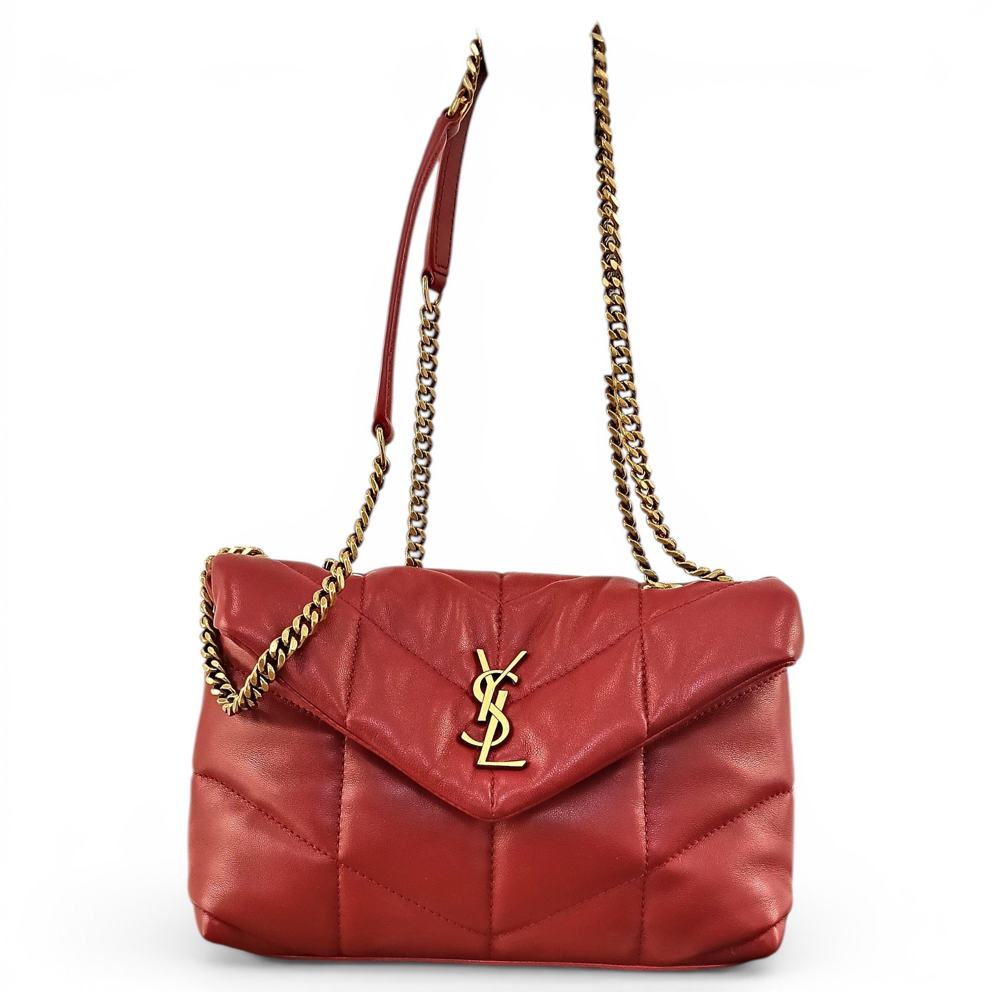 Loulou Puffer leather crossbody bag