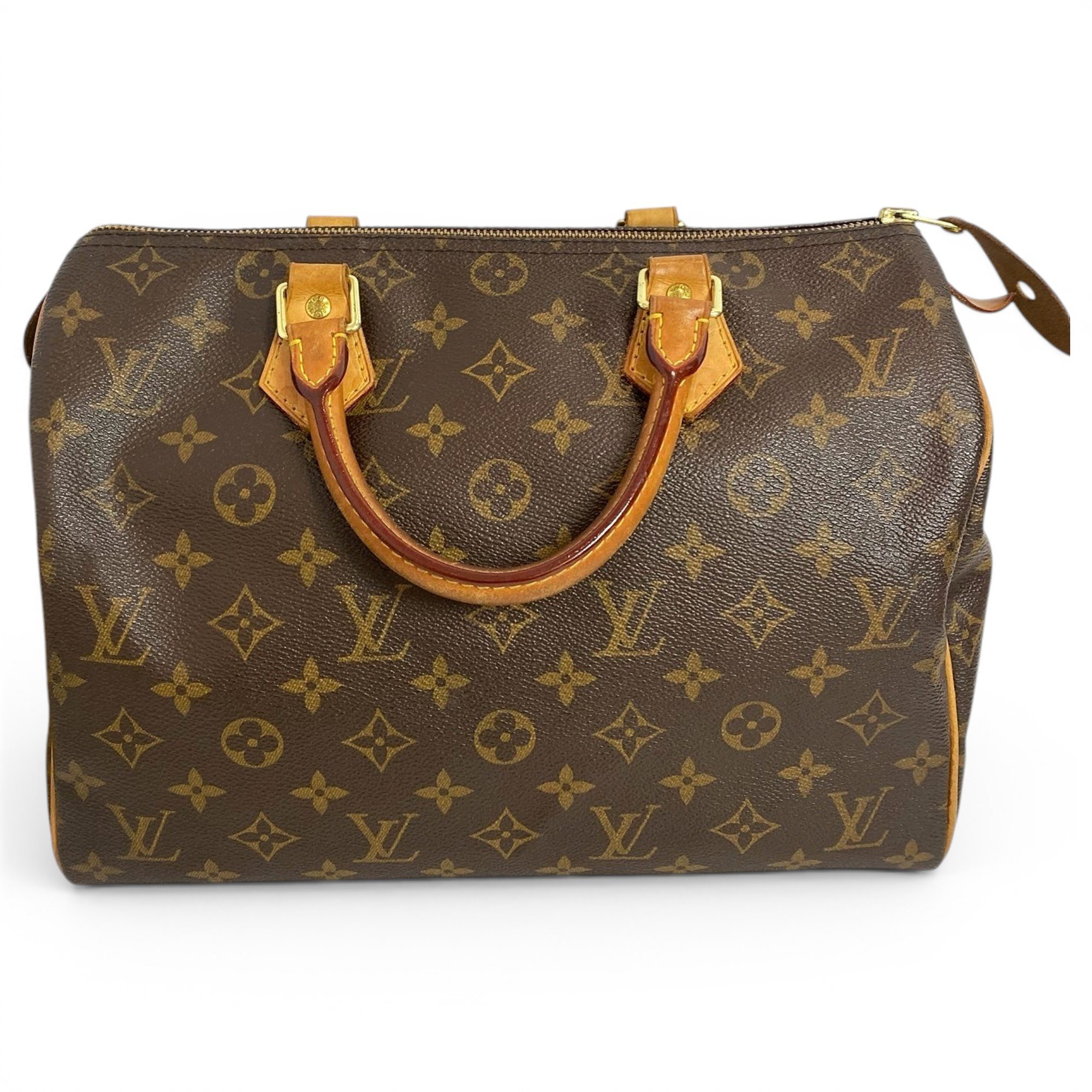 Speedy leather handbag