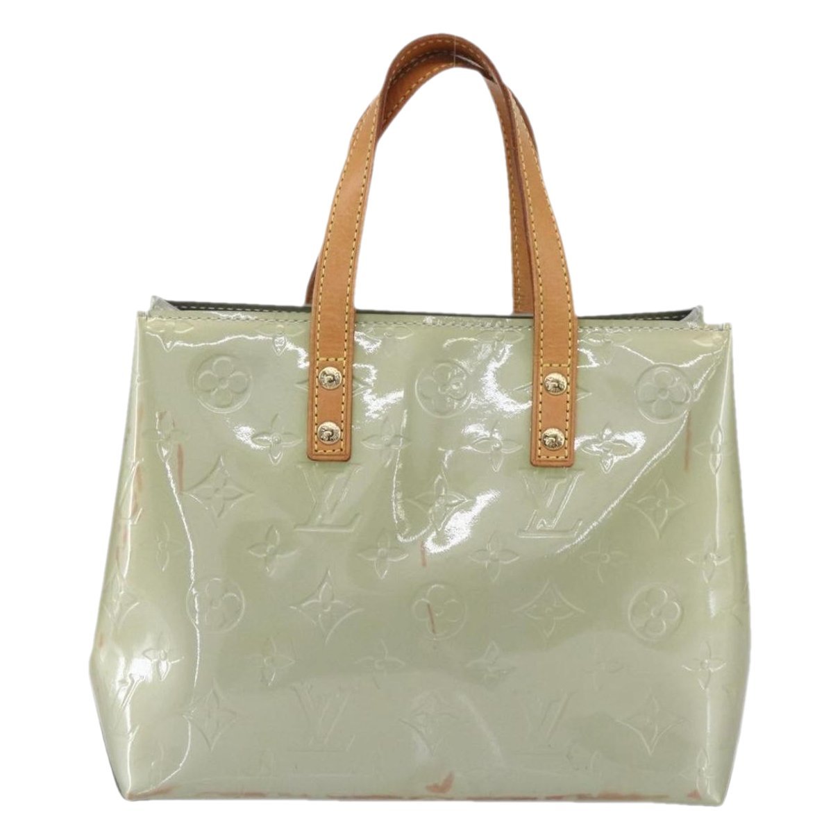 Reade patent leather handbag