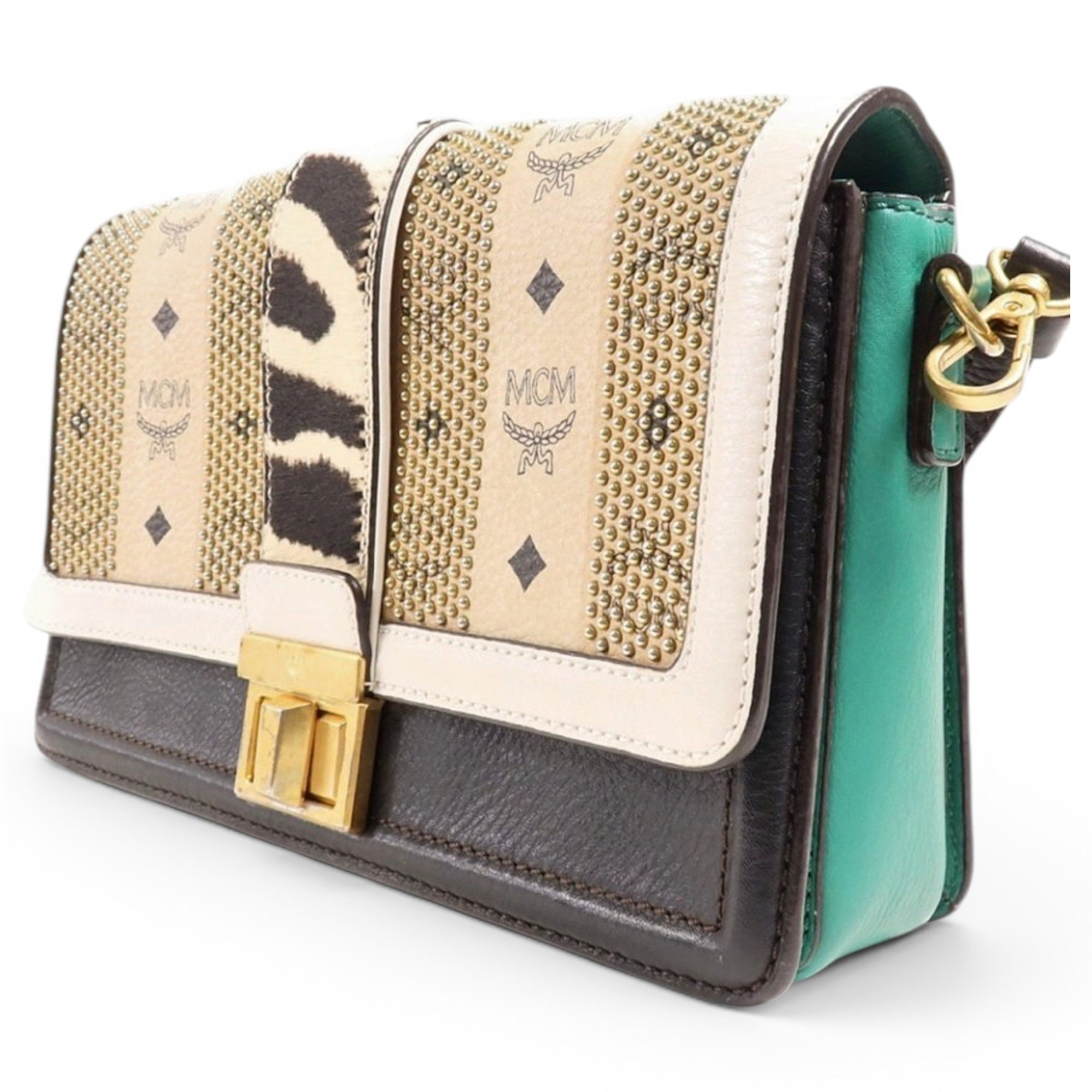 MCM Leather crossbody bag