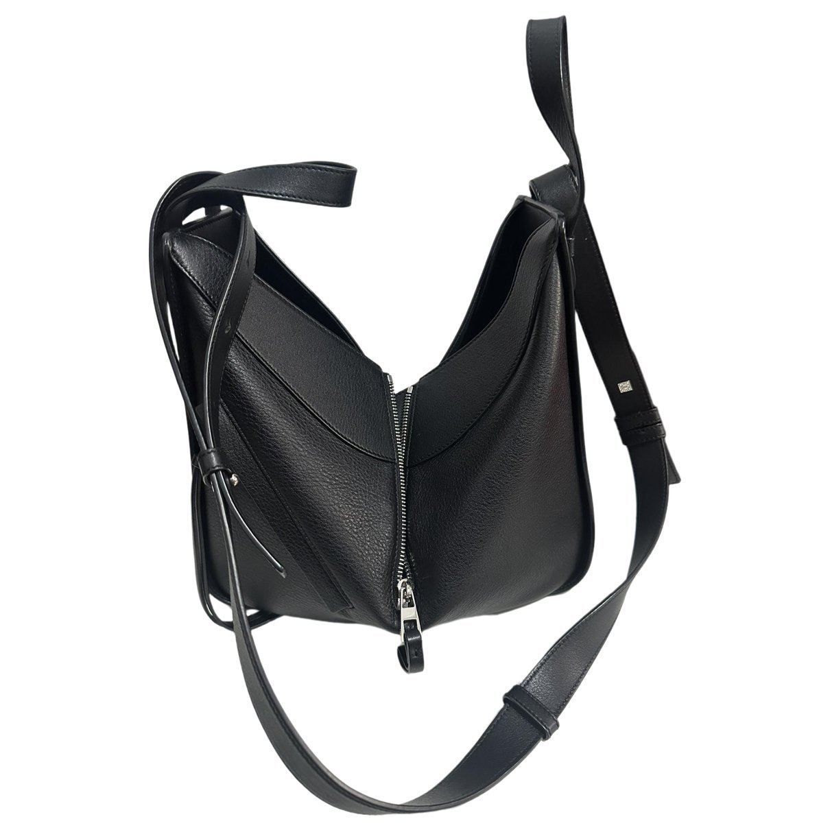 Hammock leather handbag