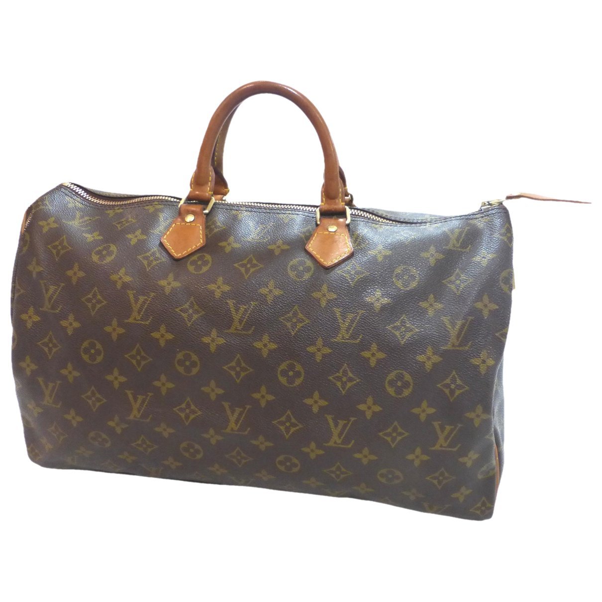 Speedy leather handbag