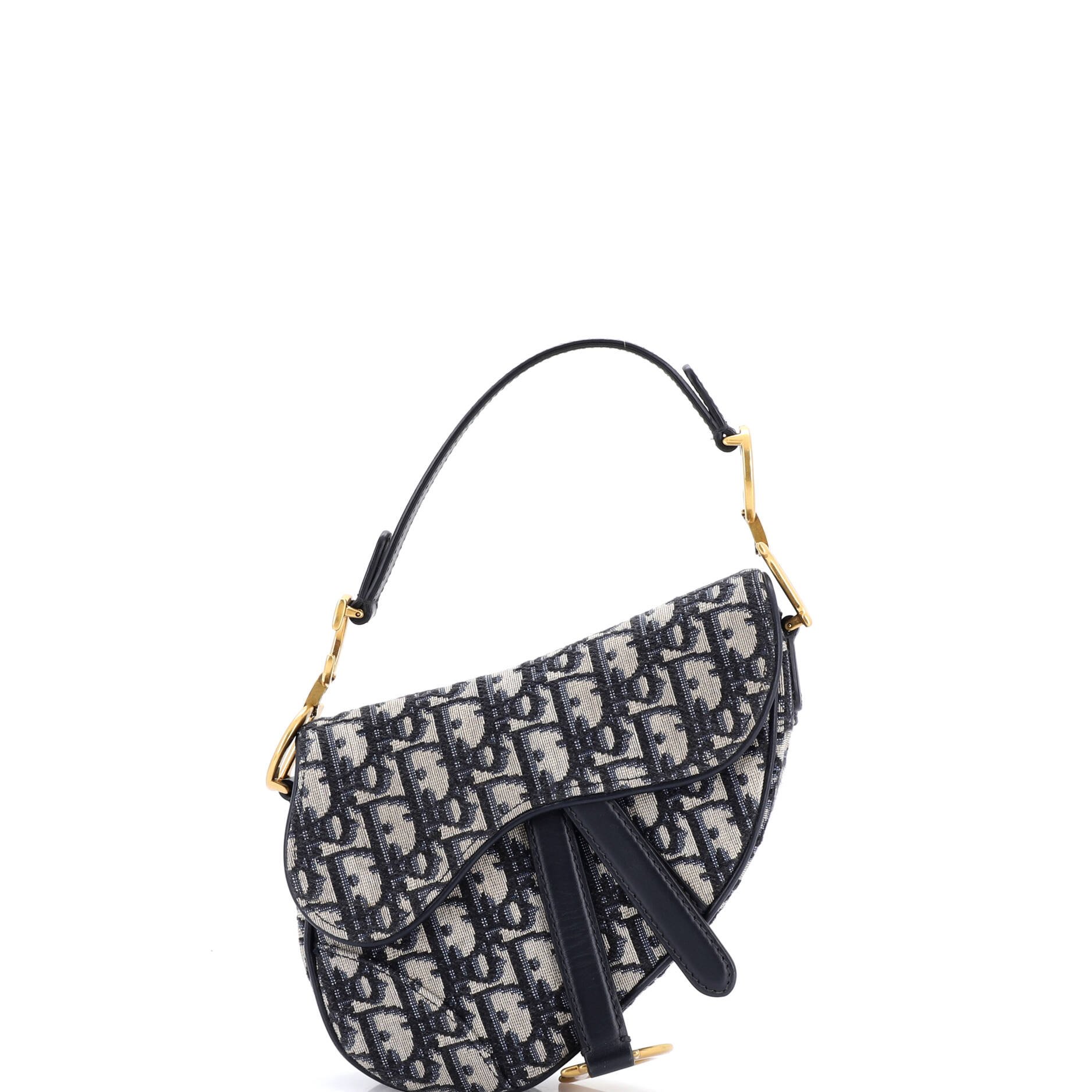 Dior Saddle Handbag Oblique Canvas Mini