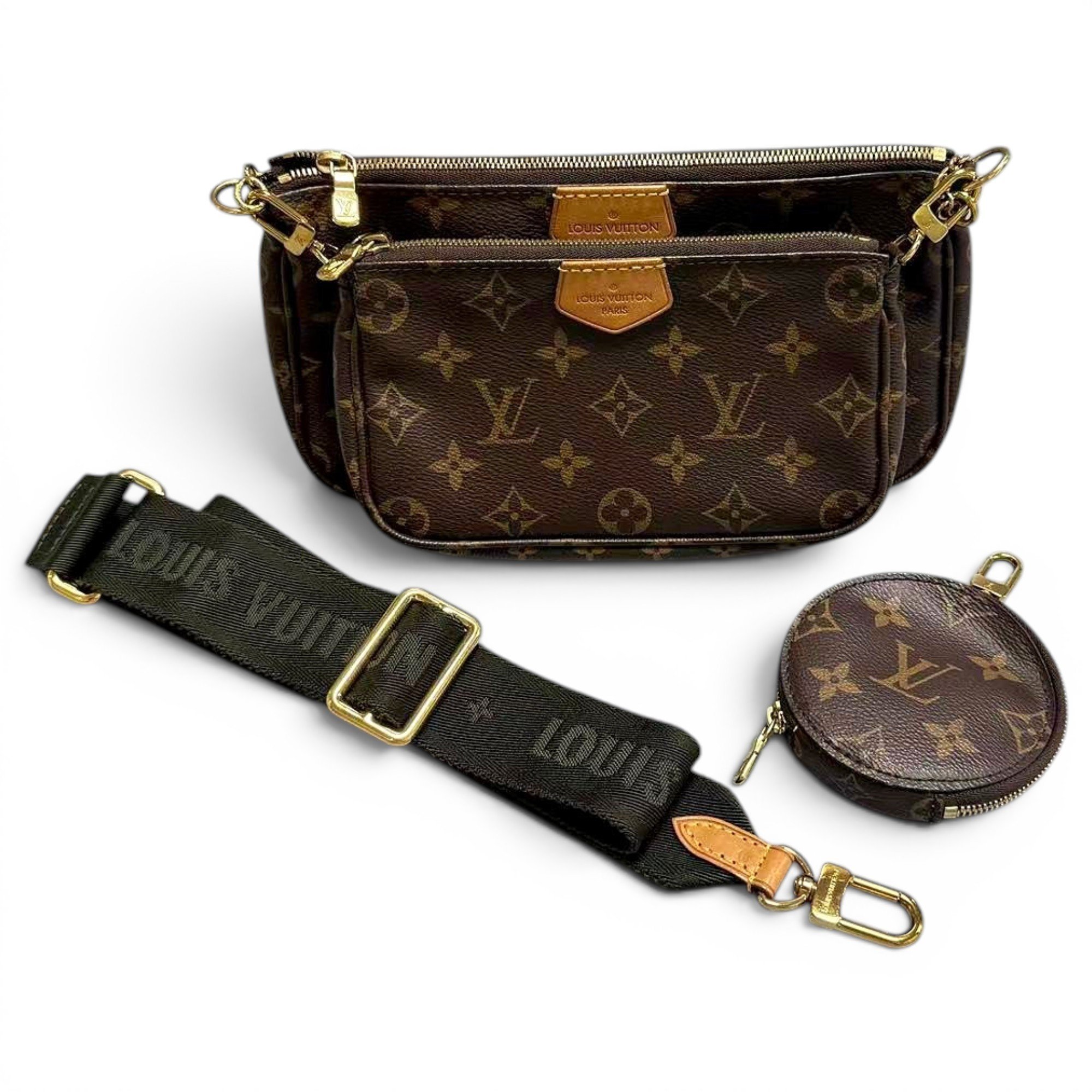 Multi Pochette Accessoires leather crossbody bag