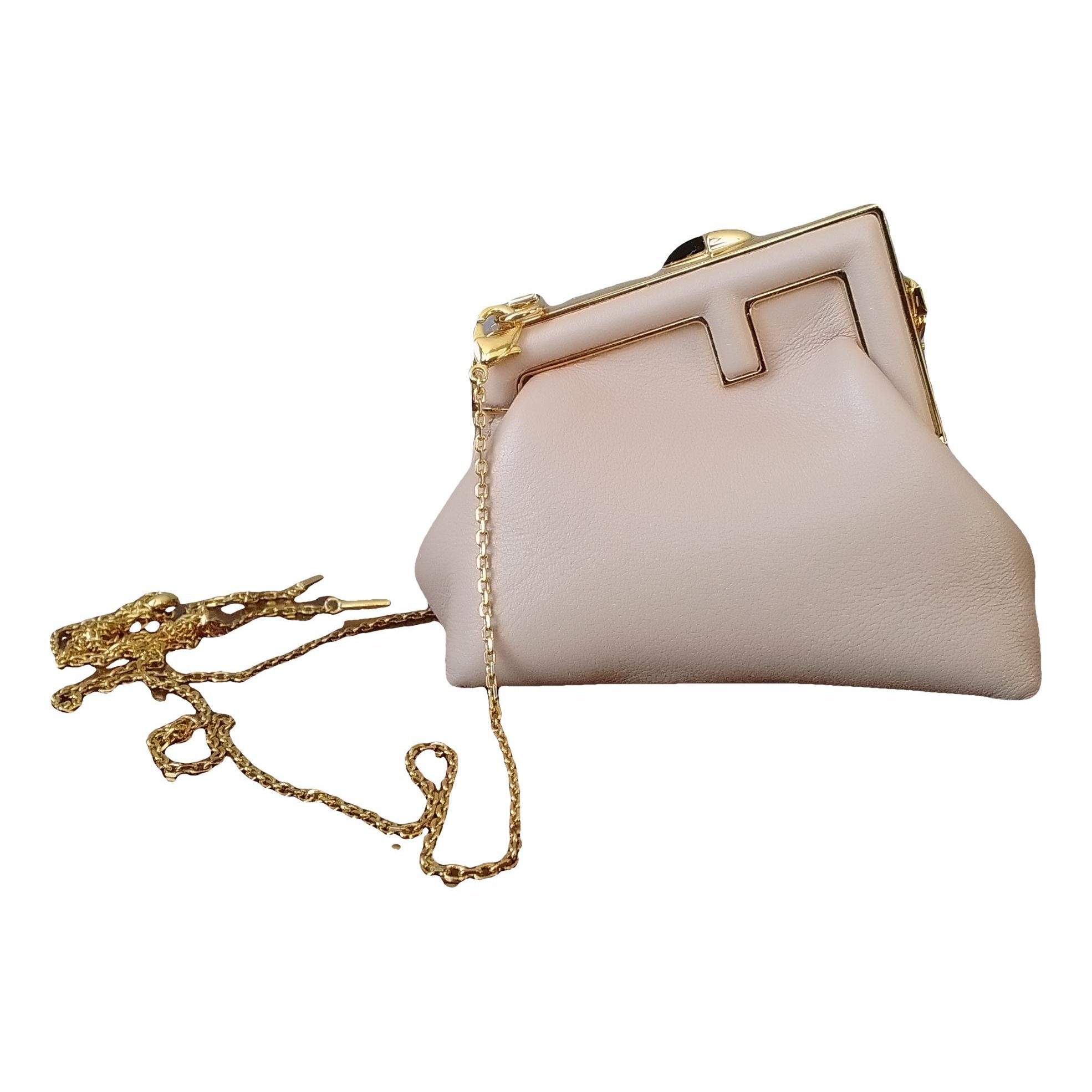 First leather handbag